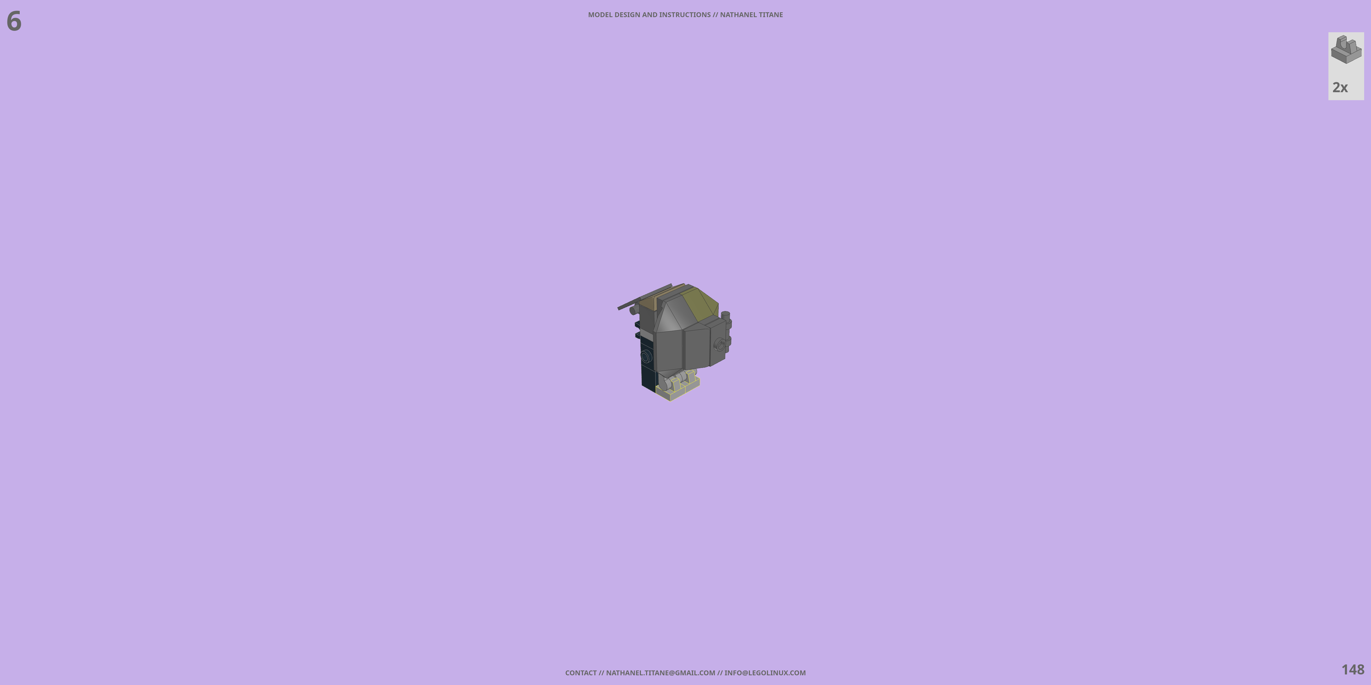 SAP-03T ORYX LEGO® MOC - Instruction Sample - Page 6