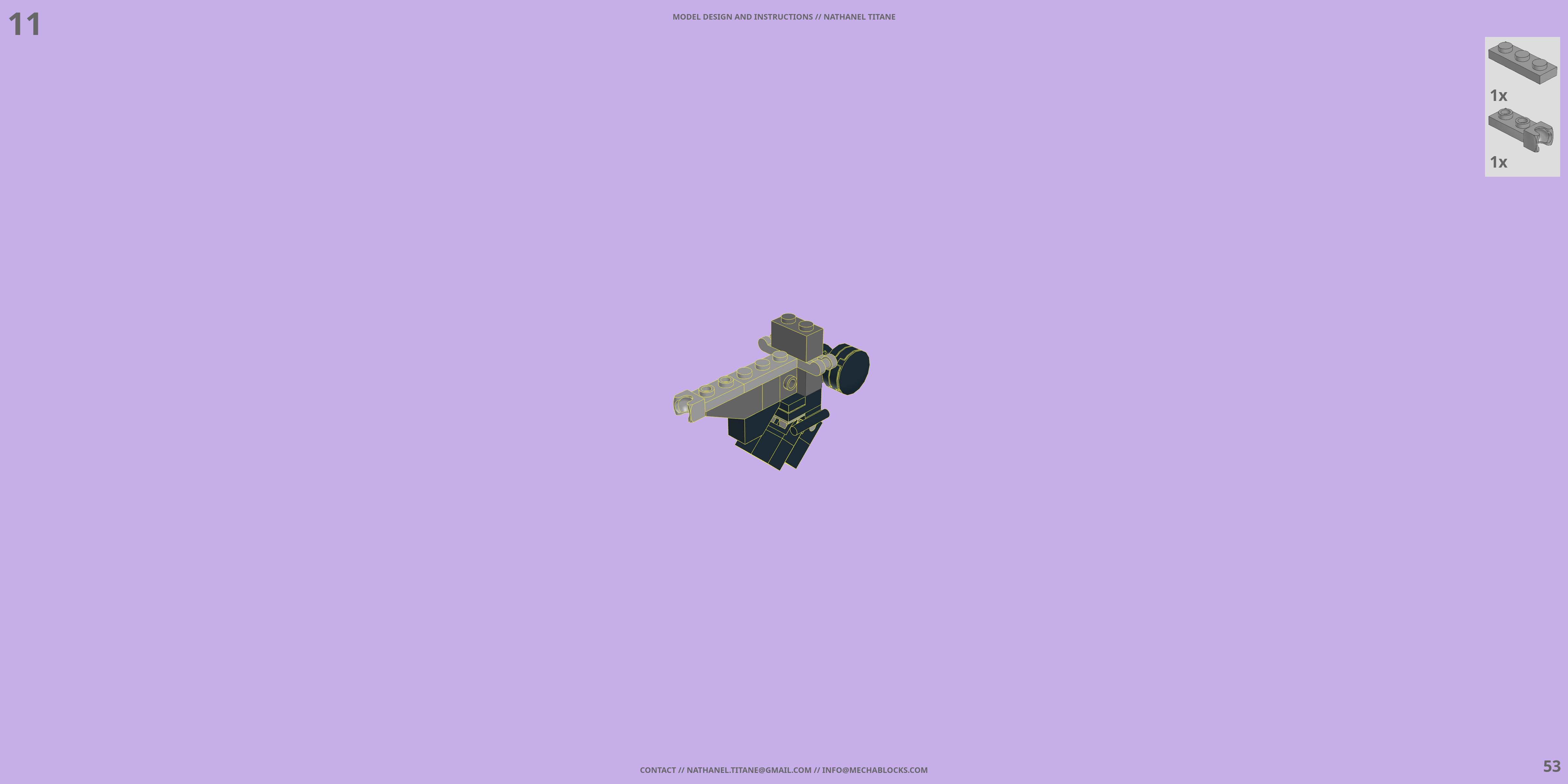 SAP-04D HAYABUSA LEGO® MOC - Instruction Sample - Page 3