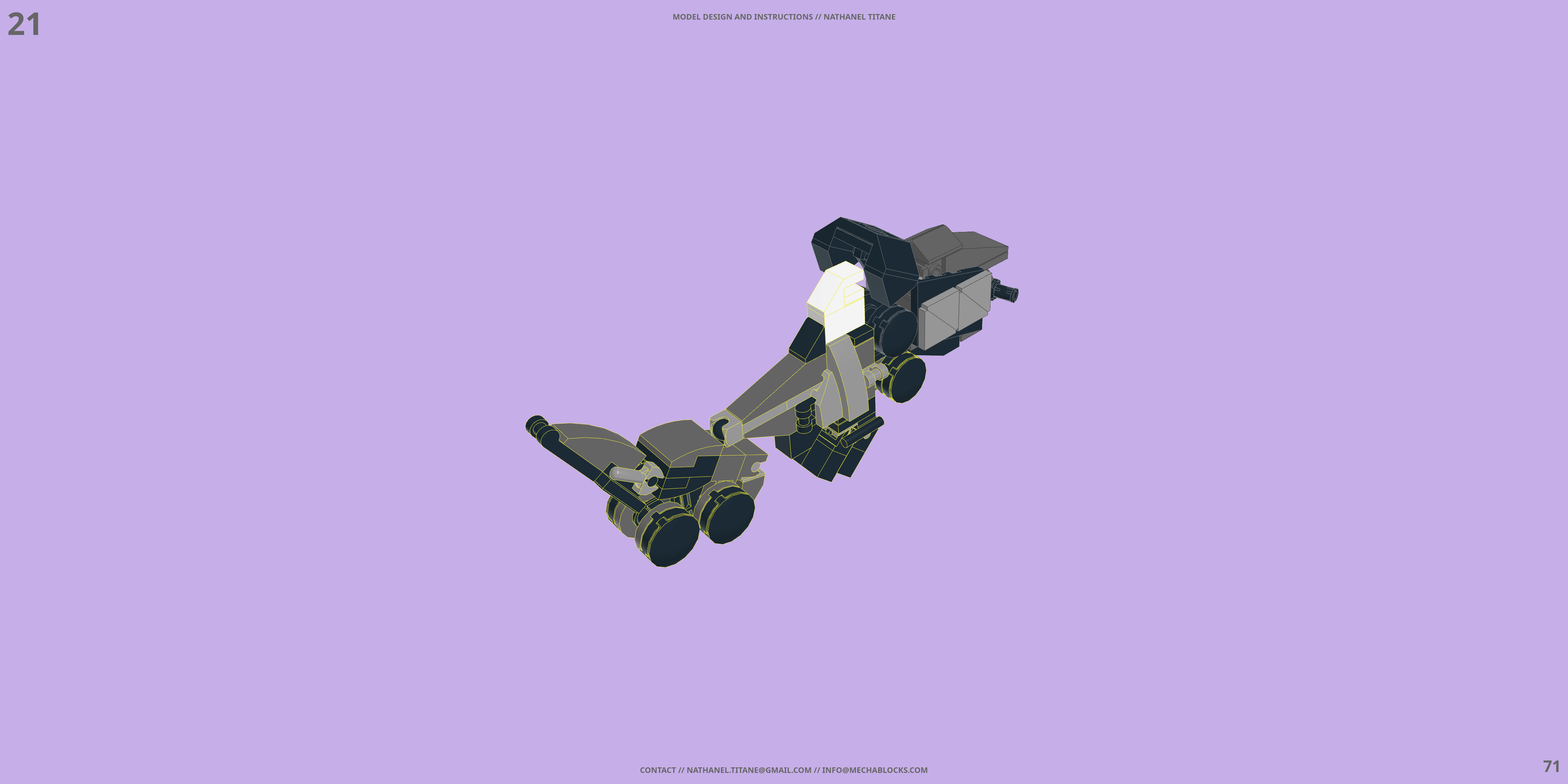 SAP-04D HAYABUSA LEGO® MOC - Instruction Sample - Page 4