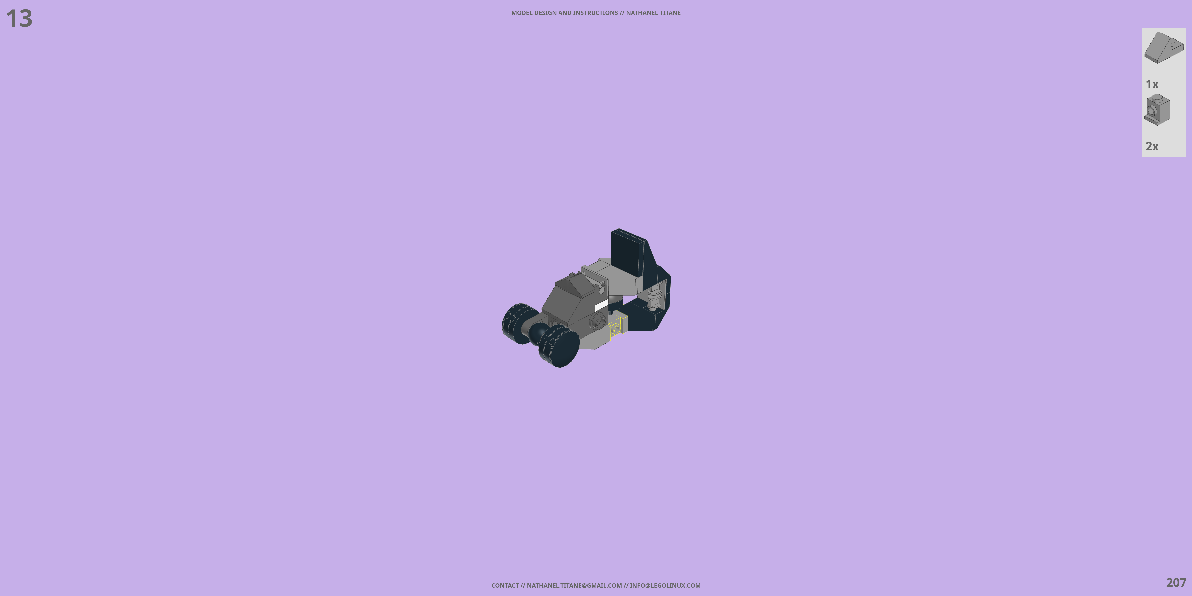 SAP-04D HAYABUSA LEGO® MOC - Instruction Sample - Page 6