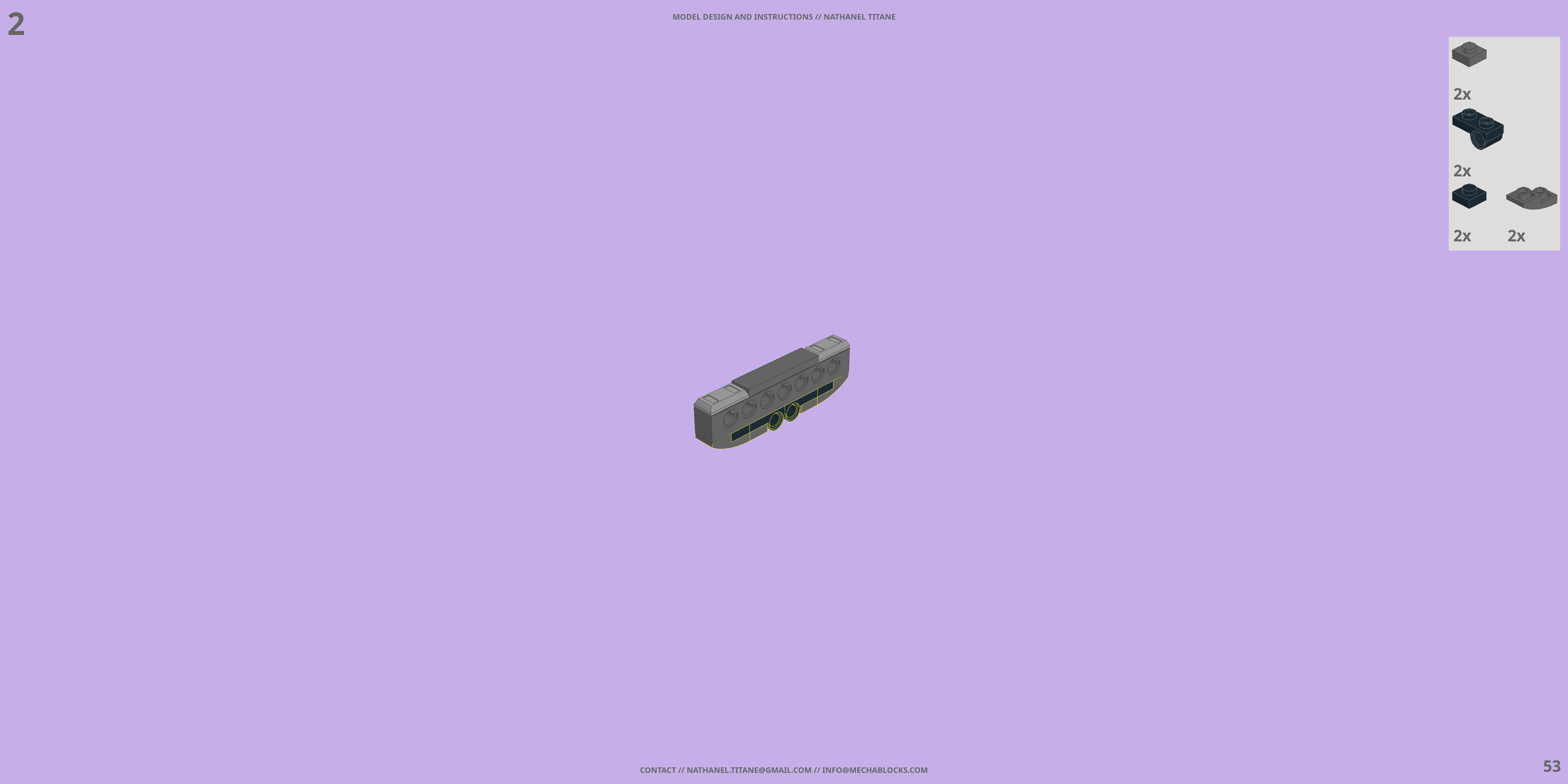 TH-NX-01 BUSHWACKER // BATTLE FRAME LEGO® MOC - Instruction Sample - Page 4