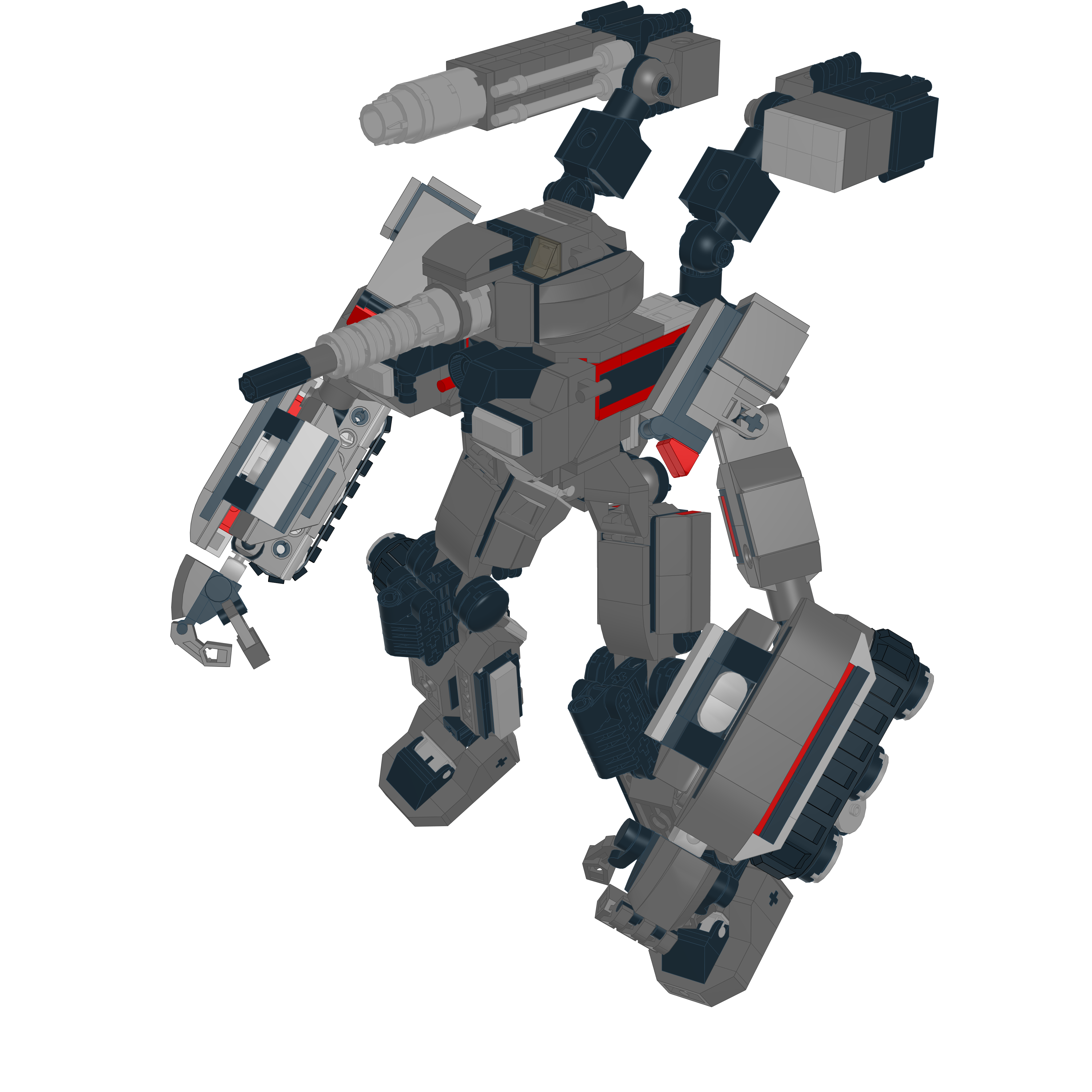 TH-NX-01 BUSHWACKER // TANK LEGO® MOC - FRAME