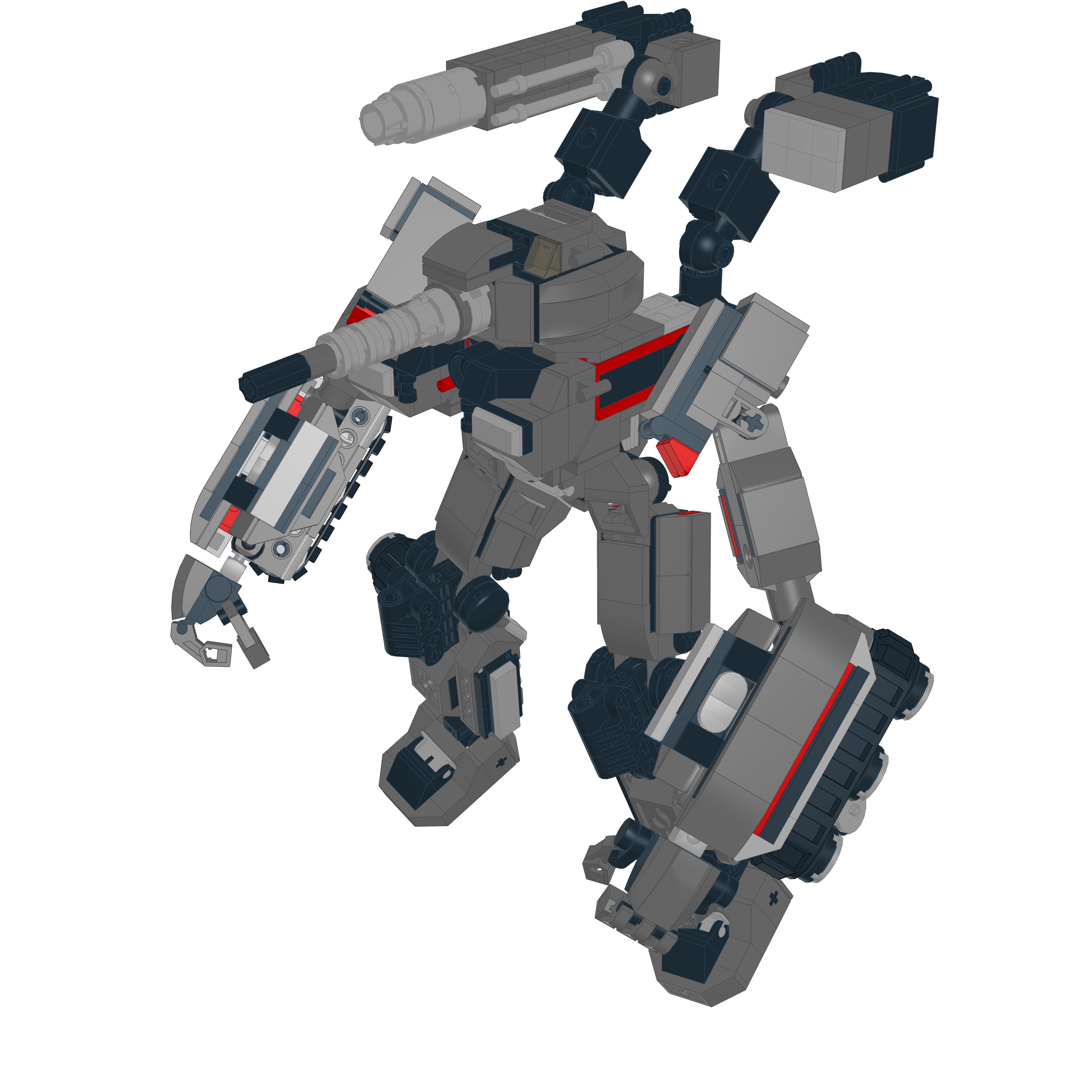 TH-NX-01 BUSHWACKER // TANK LEGO® MOC - FRAME