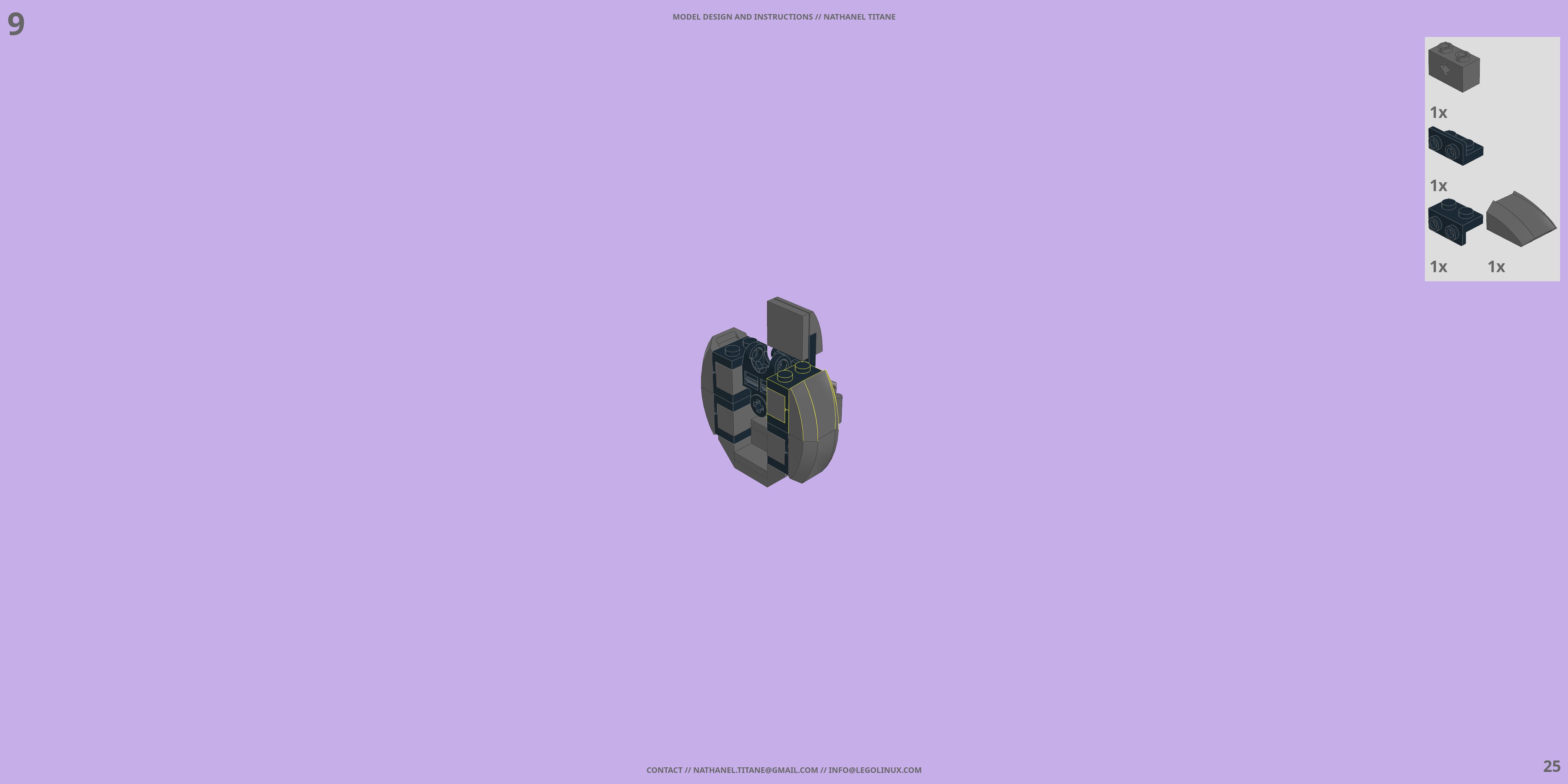 TH-NX-01 BUSHWACKER // TANK LEGO® MOC - Instruction Sample - Page 2