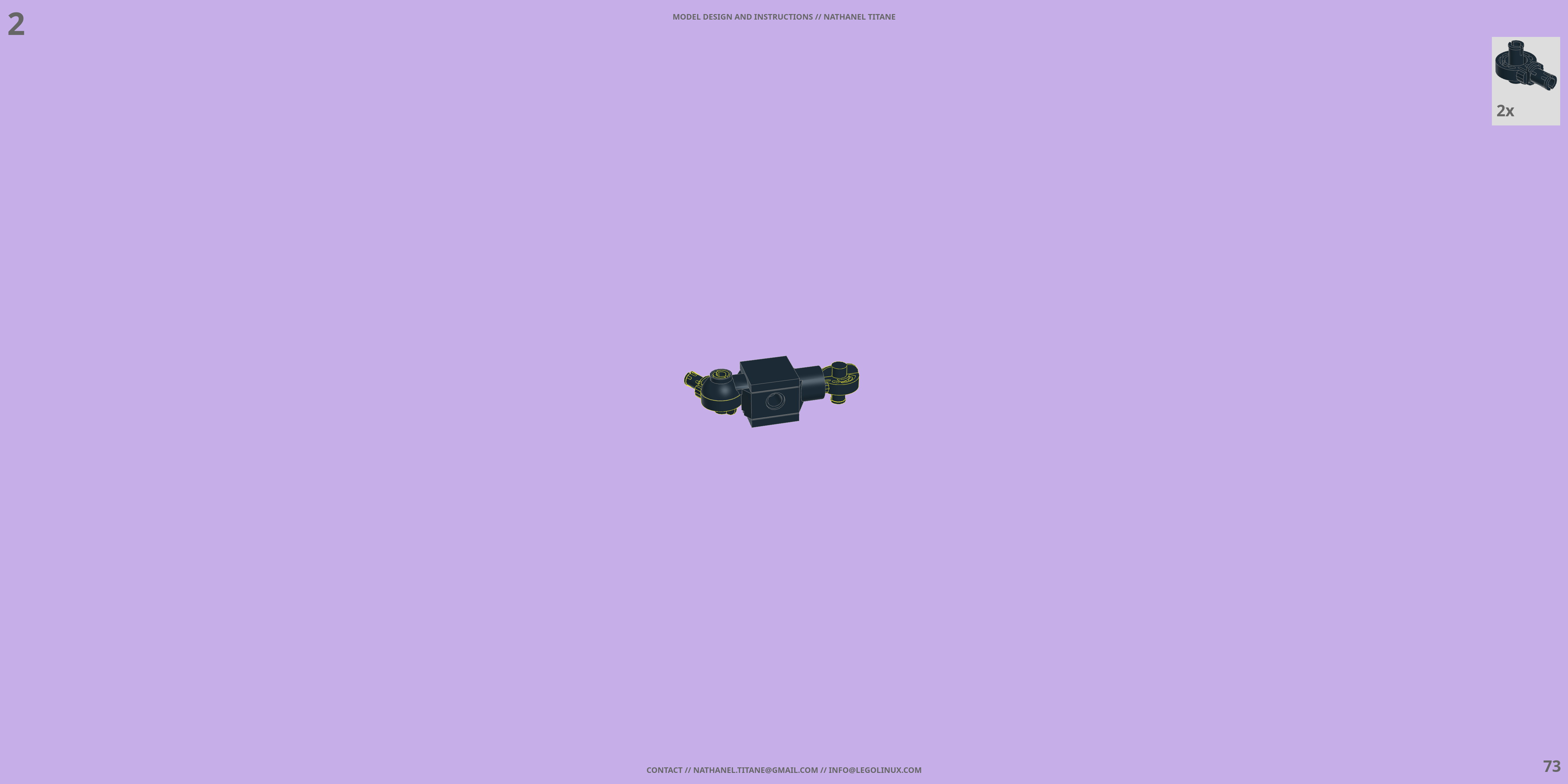 TH-NX-02 SIEGEMASTER // BATTLE FRAME LEGO® MOC - Instruction Sample - Page 5