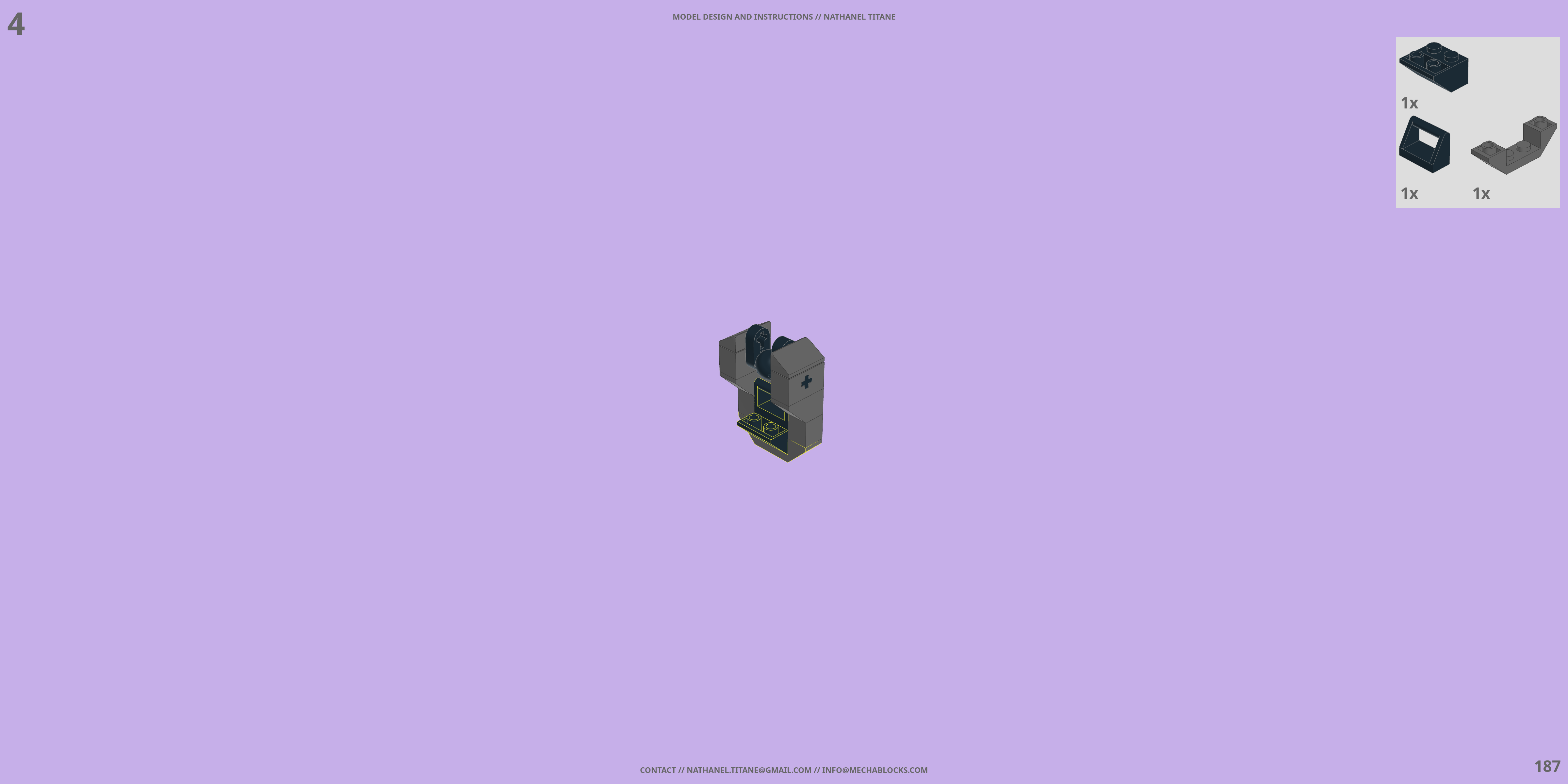 TH-NX-02 SIEGEMASTER // BATTLE FRAME LEGO® MOC - Instruction Sample - Page 6
