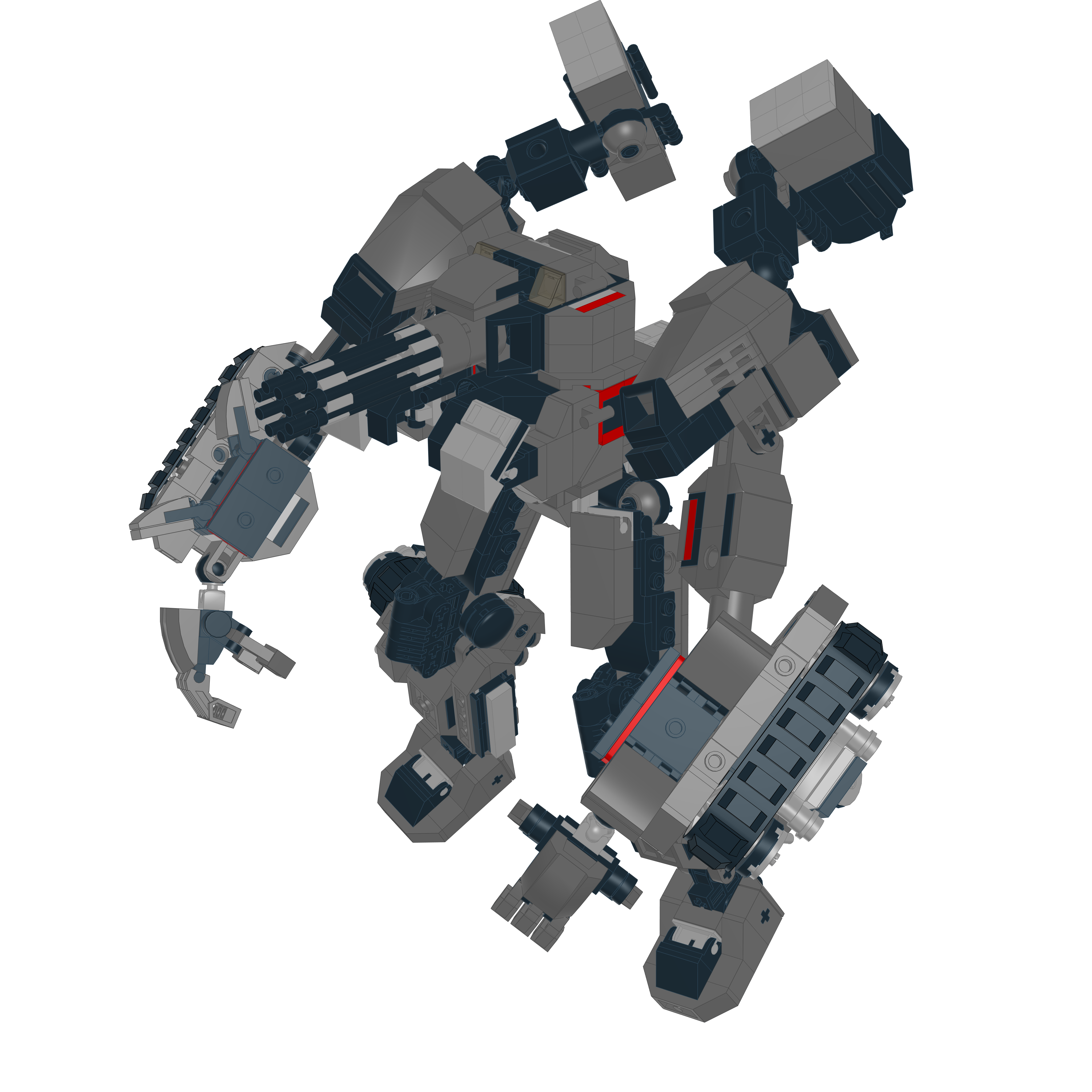 TH-NX-02 SIEGEMASTER // TANK LEGO® MOC - FRAME