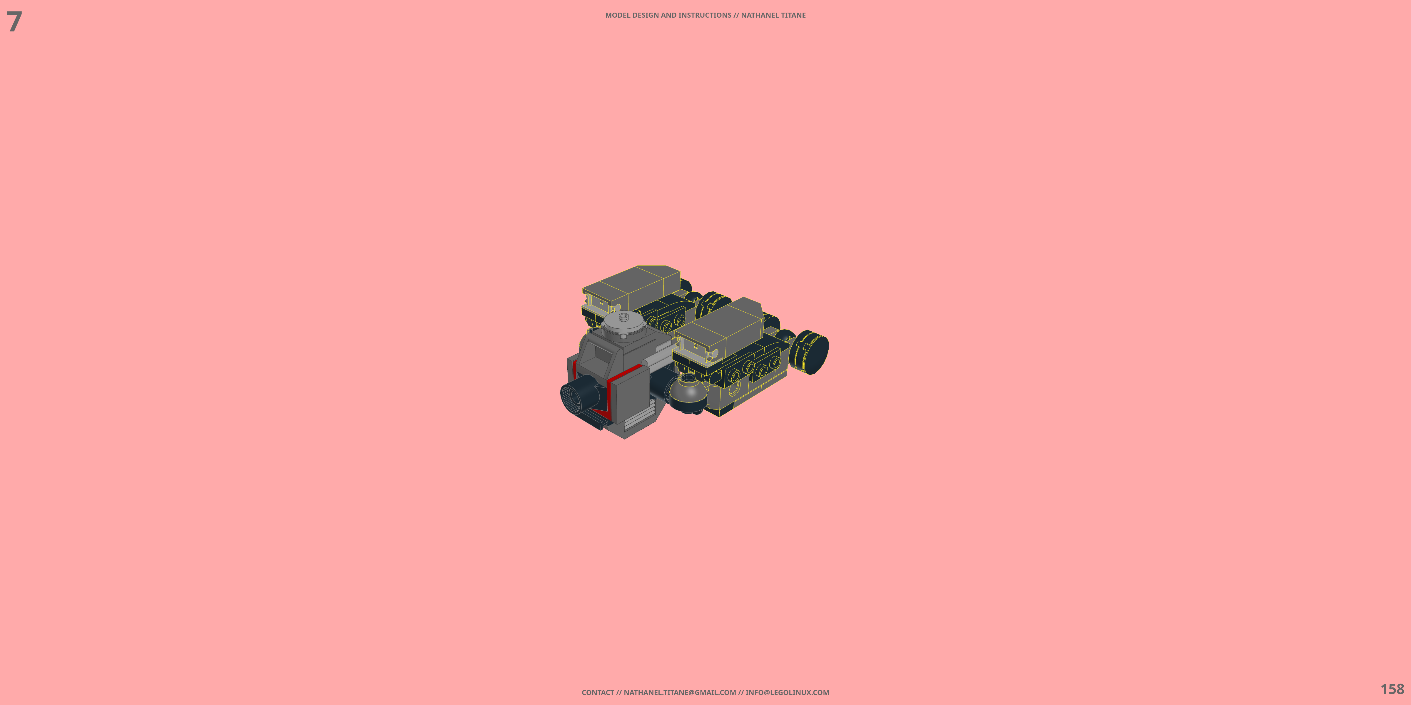 TH-NX-02 SIEGEMASTER // TANK LEGO® MOC - Instruction Sample - Page 6