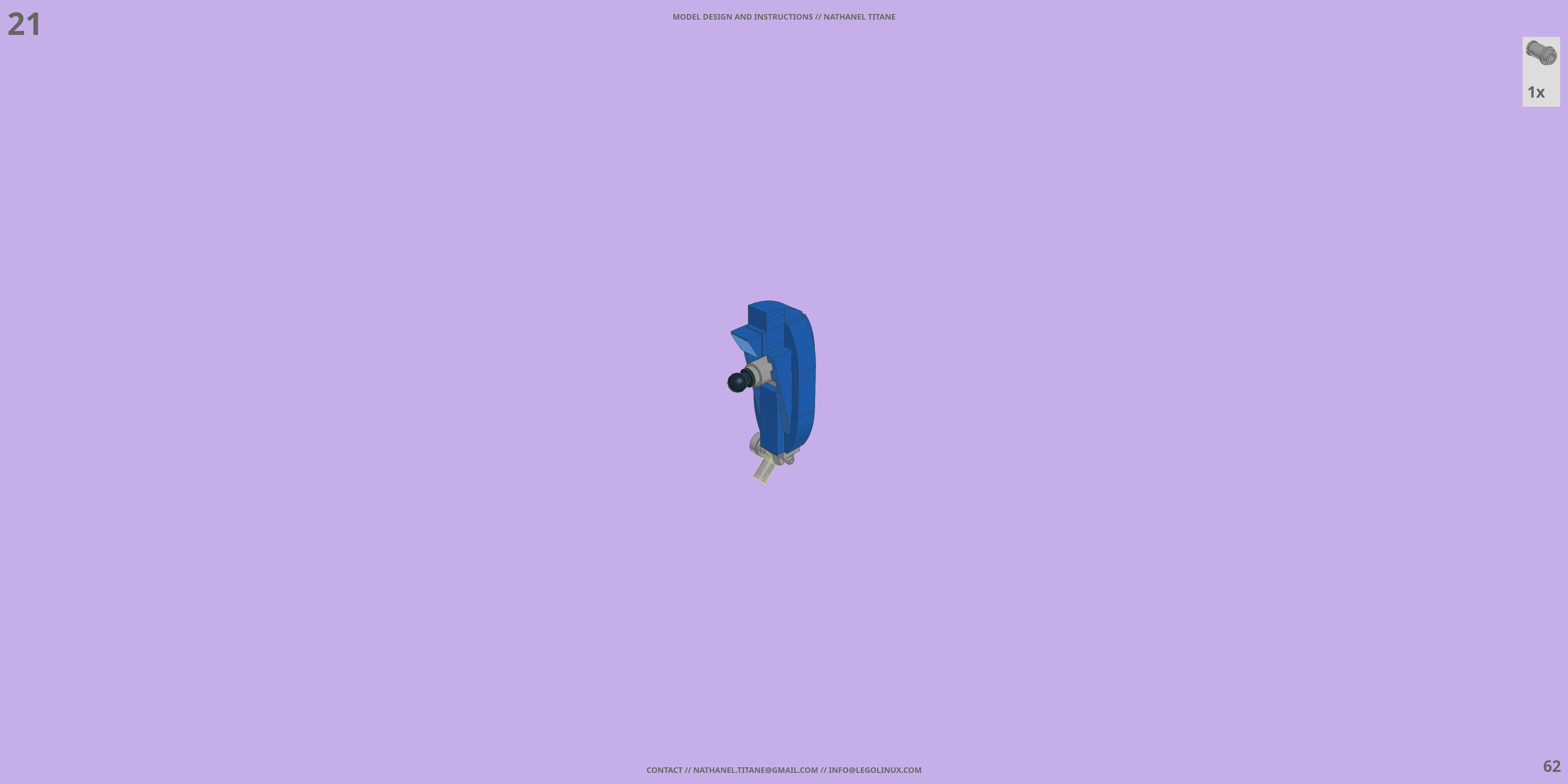 TACHIKOMA LEGO® MOC - Instruction Sample - Page 5