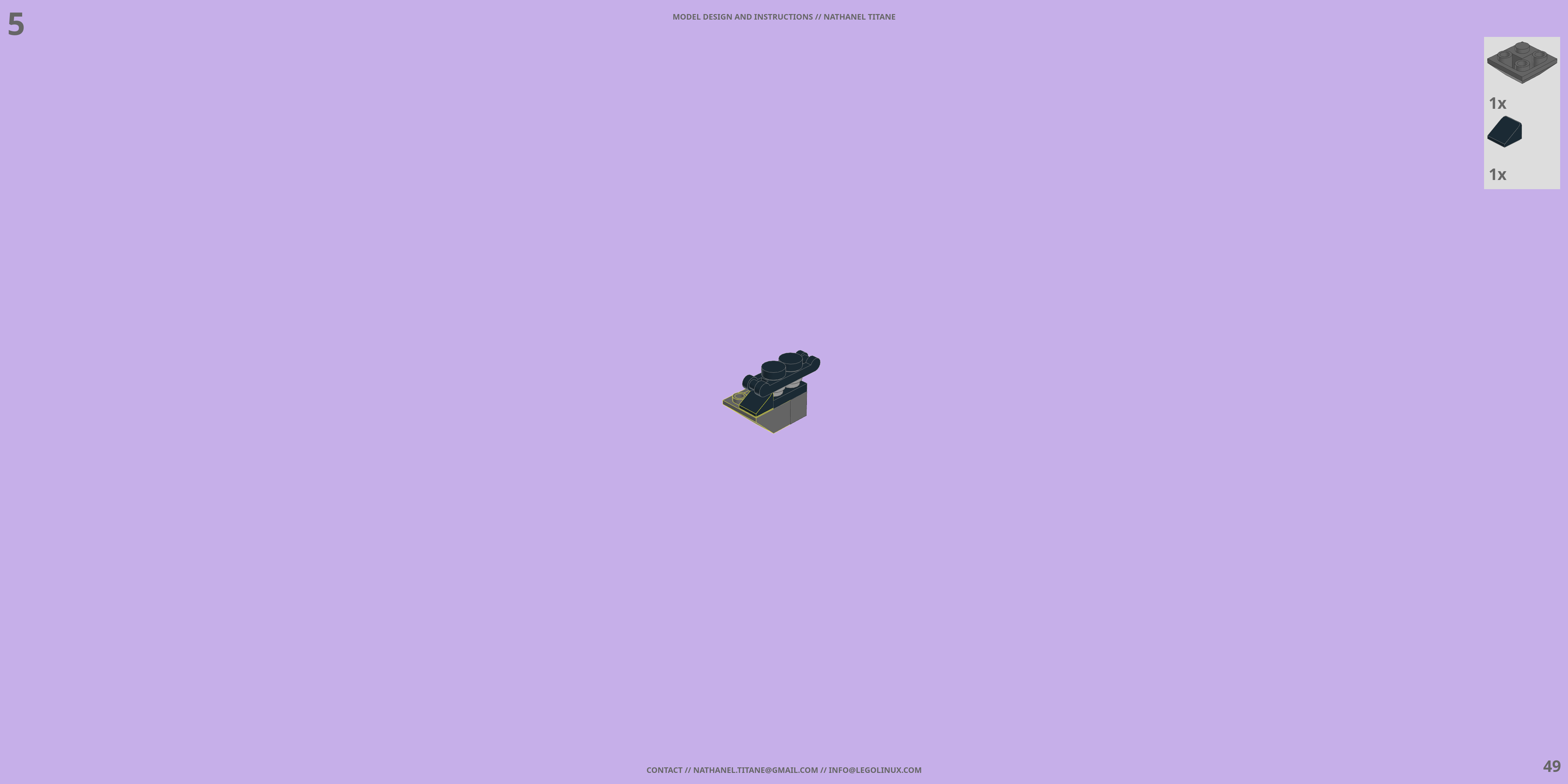 KX-7259 LANCER // ROVER LEGO® MOC - Instruction Sample - Page 2