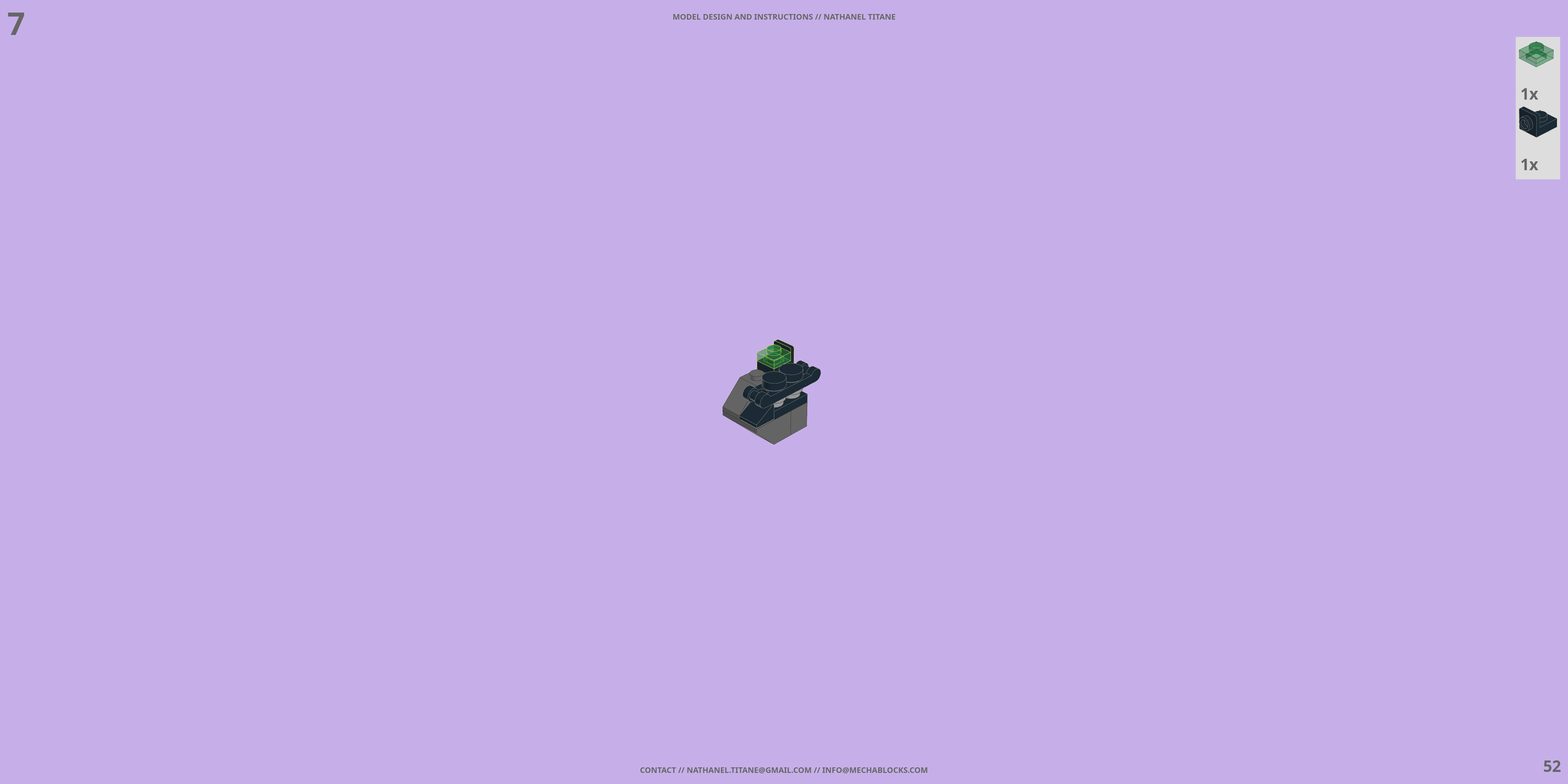 KX-7259 LANCER // ROVER LEGO® MOC - Instruction Sample - Page 2