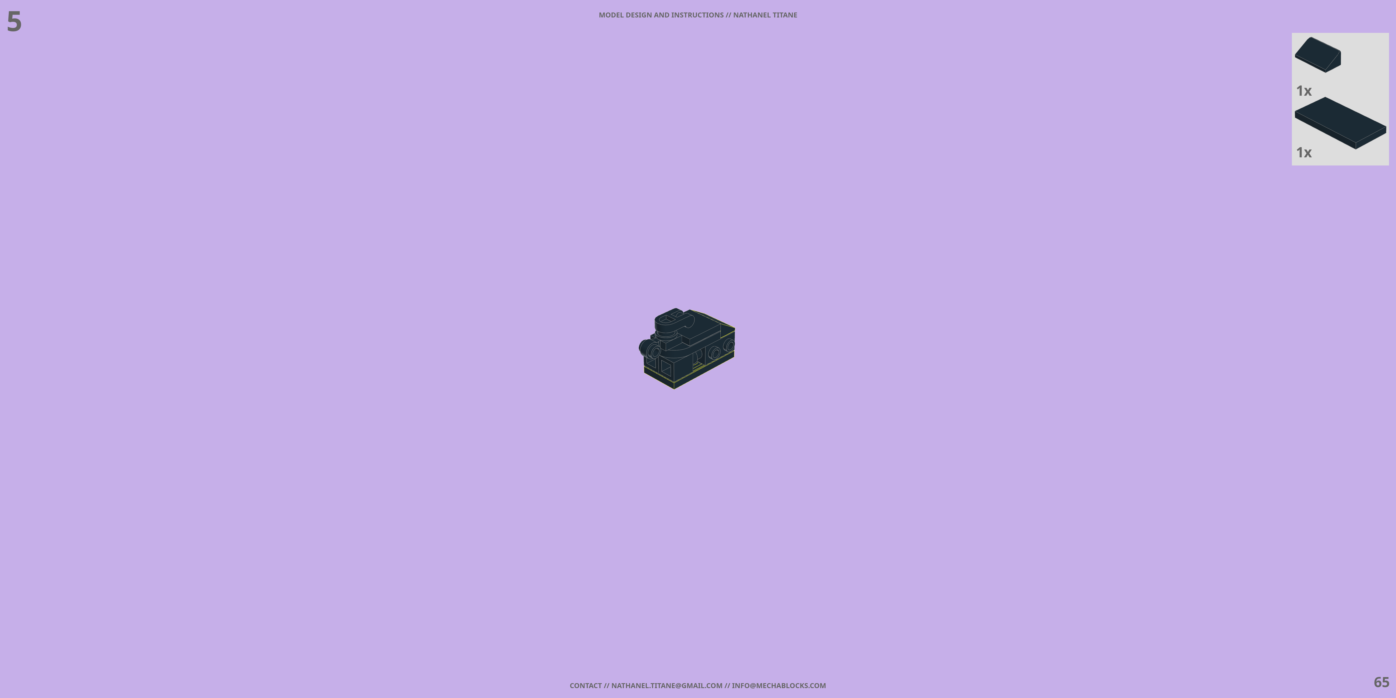 KX-7259 LANCER // ROVER LEGO® MOC - Instruction Sample - Page 3