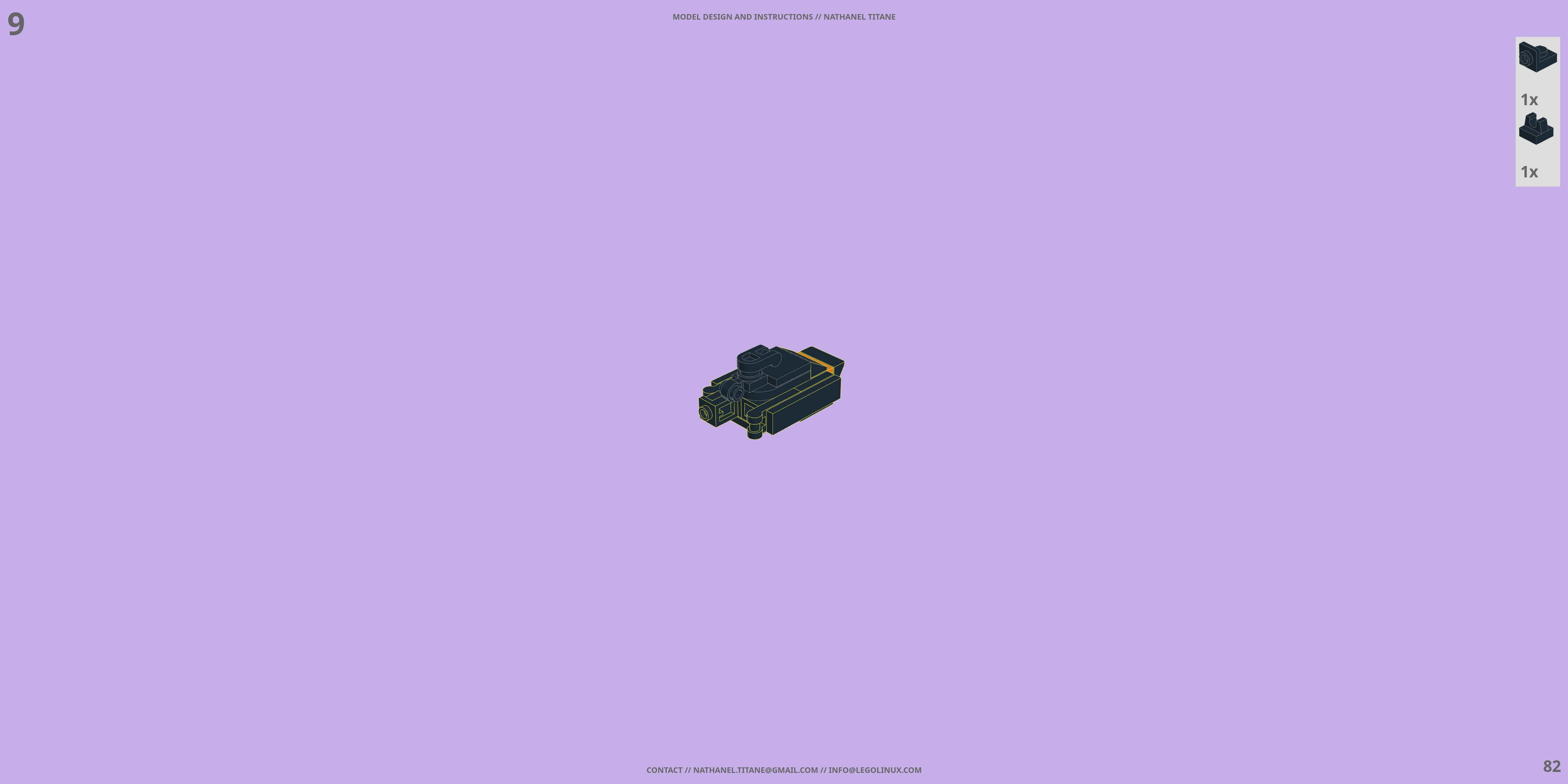KX-7259 LANCER // ROVER LEGO® MOC - Instruction Sample - Page 4