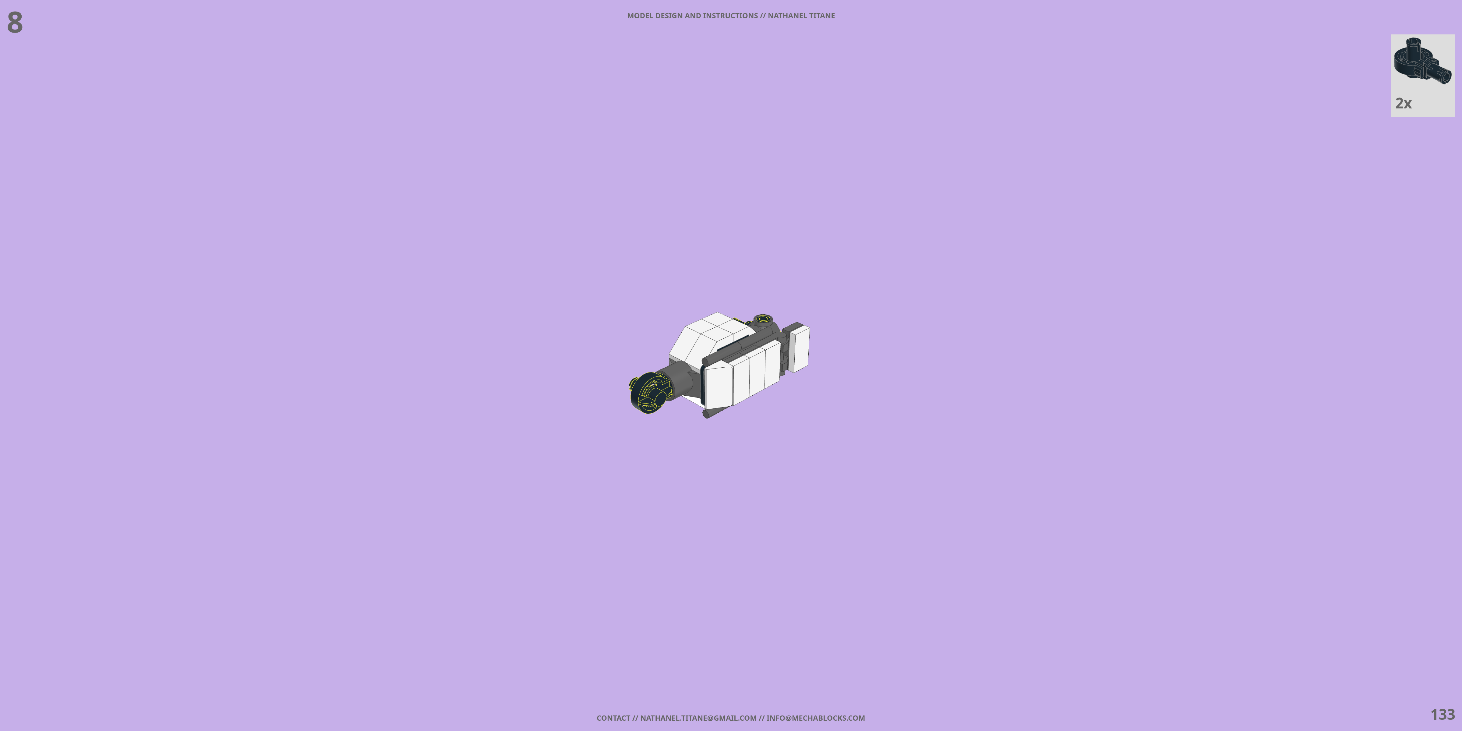 KX-7259 LANCER // ROVER LEGO® MOC - Instruction Sample - Page 5