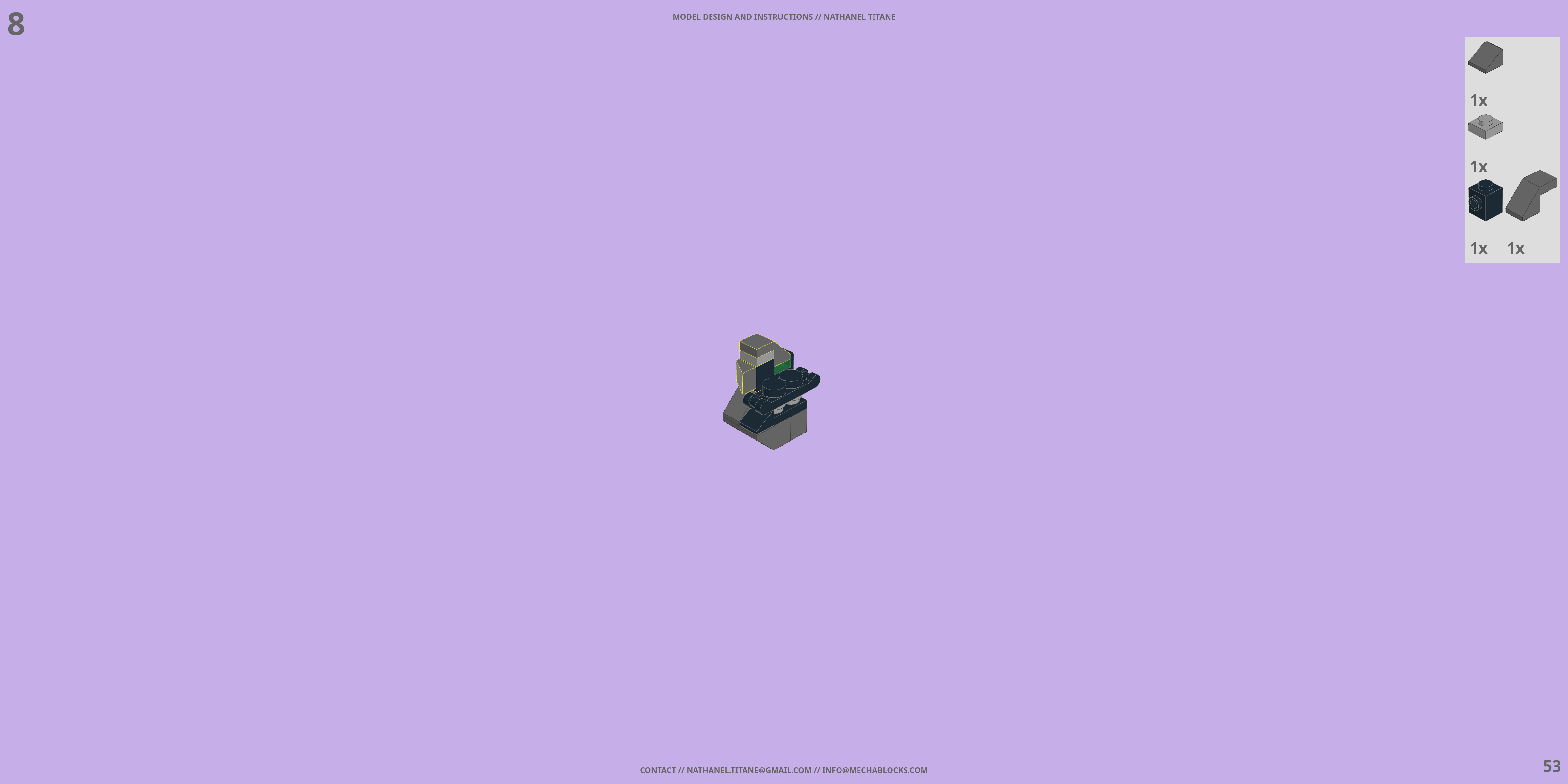 KX-7259 LANCER // TITAN LEGO® MOC - Instruction Sample - Page 2