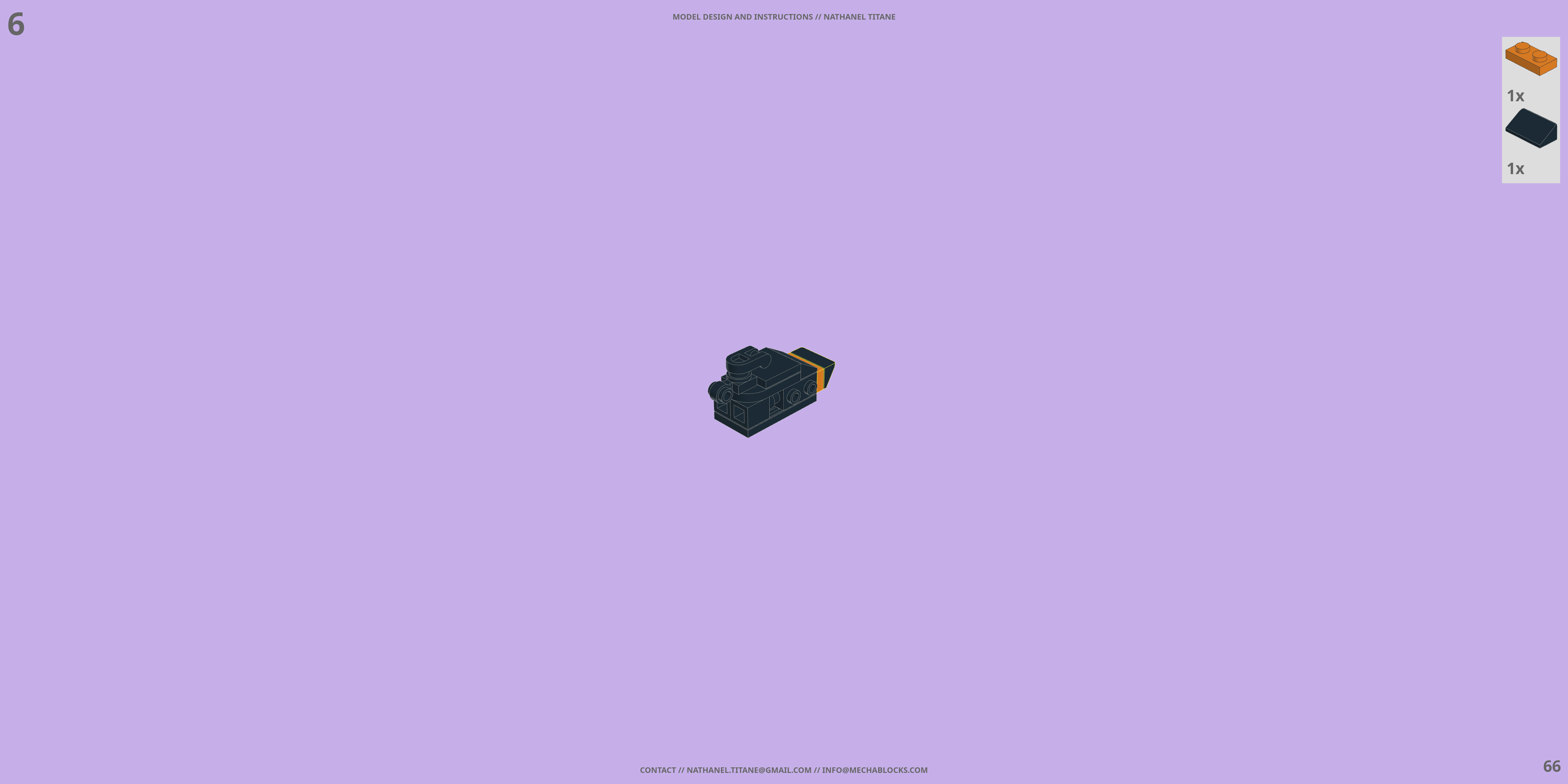 KX-7259 LANCER // TITAN LEGO® MOC - Instruction Sample - Page 3