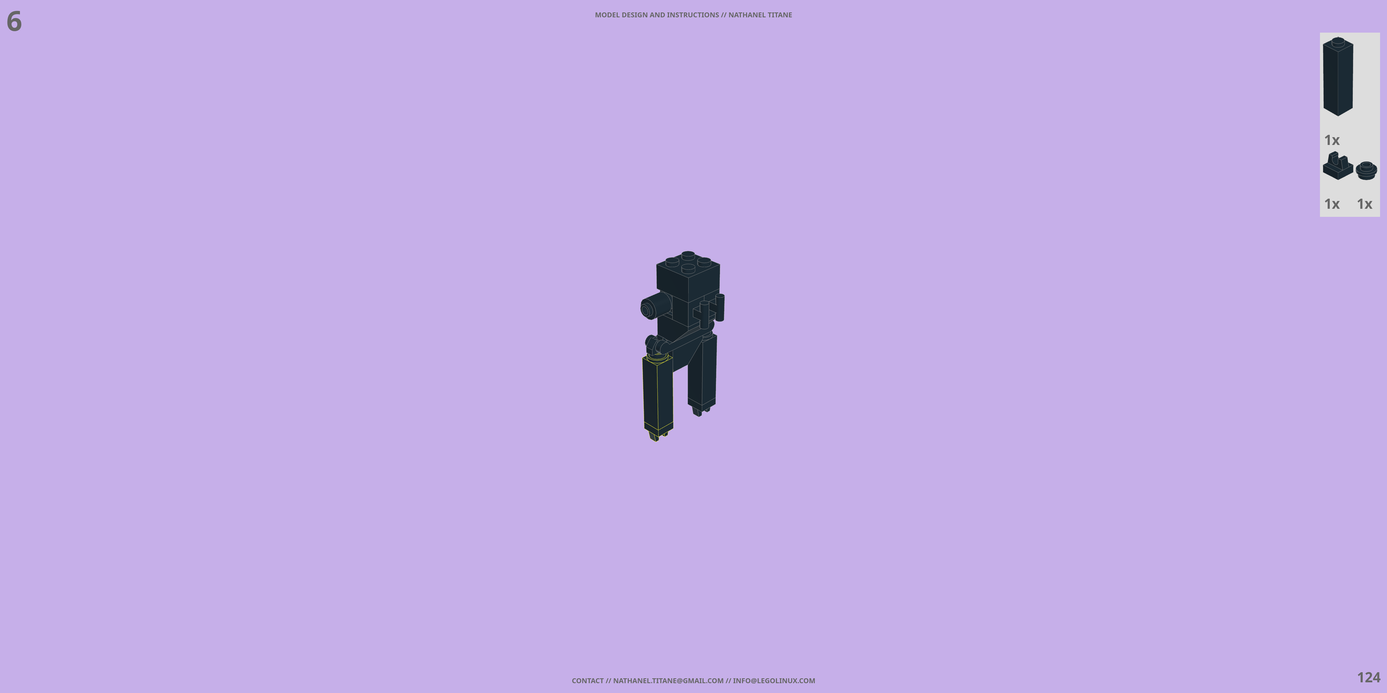 KX-7259 LANCER // TITAN LEGO® MOC - Instruction Sample - Page 5