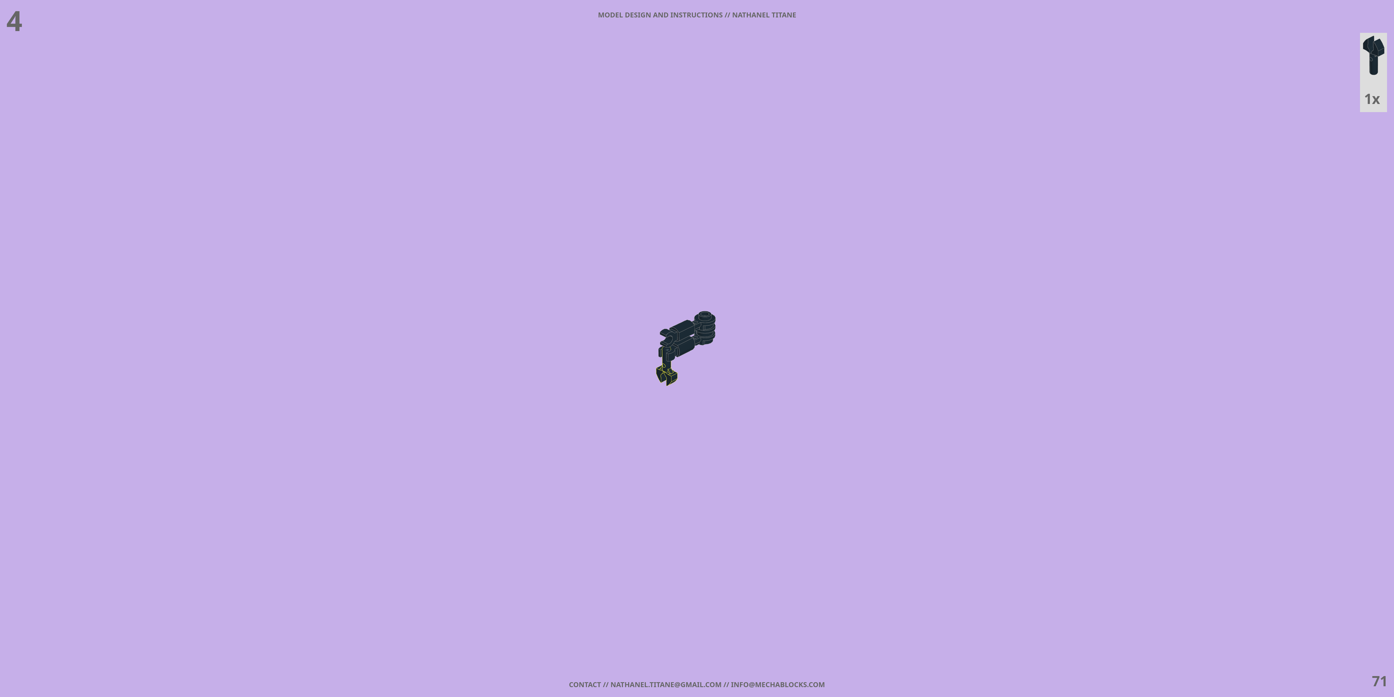 KX-7737 KUMO // ROVER LEGO® MOC - Instruction Sample - Page 3