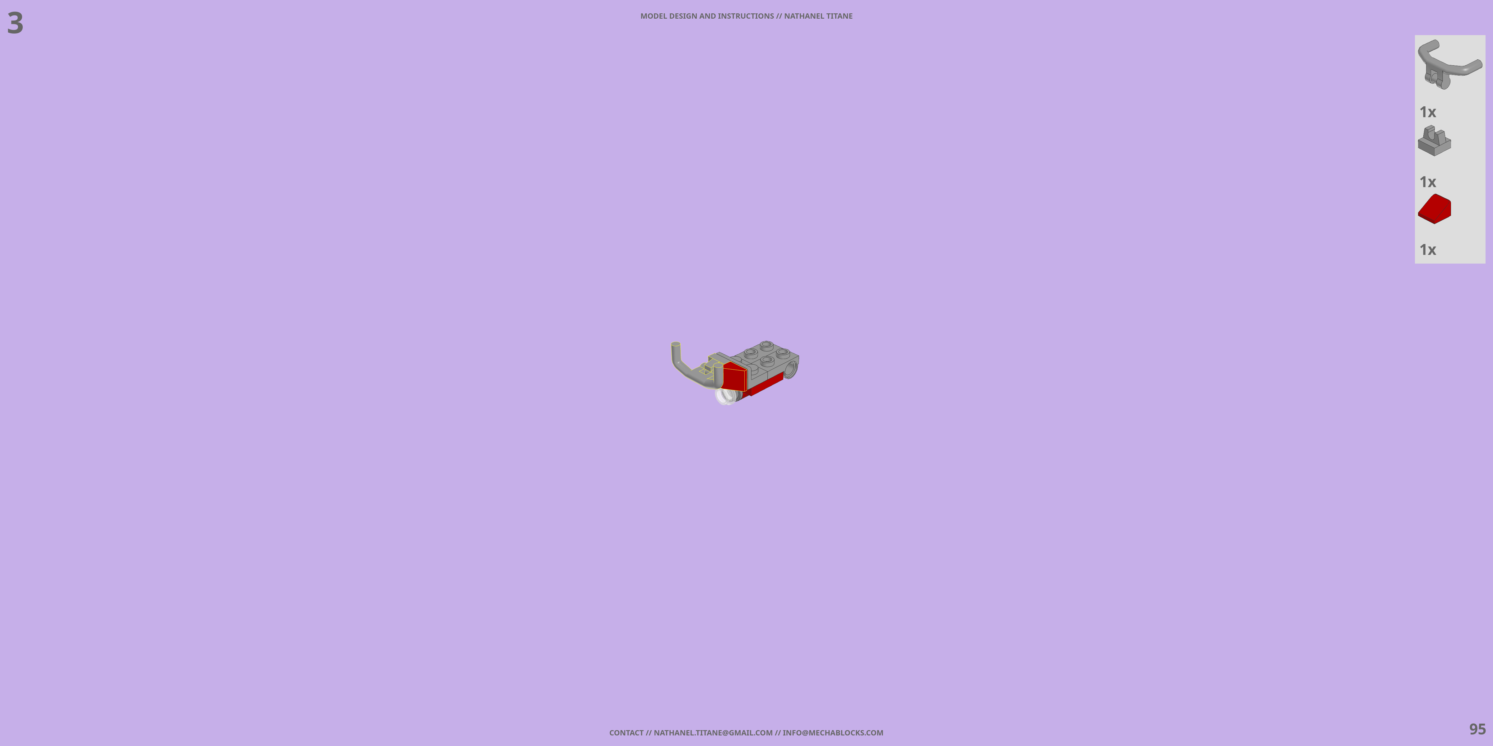 KX-7737 KUMO // ROVER LEGO® MOC - Instruction Sample - Page 4