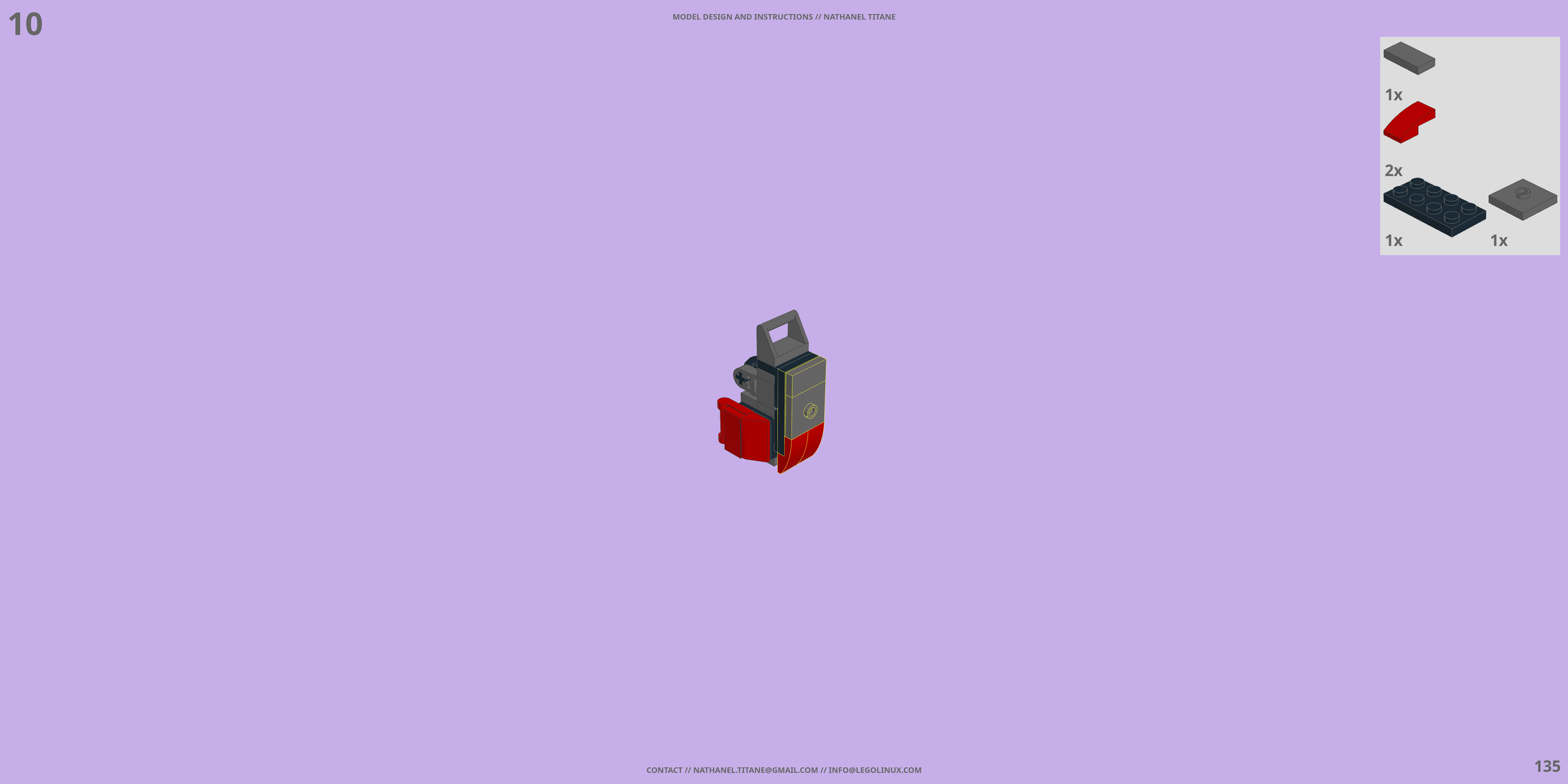 KX-7737 KUMO // ROVER LEGO® MOC - Instruction Sample - Page 5