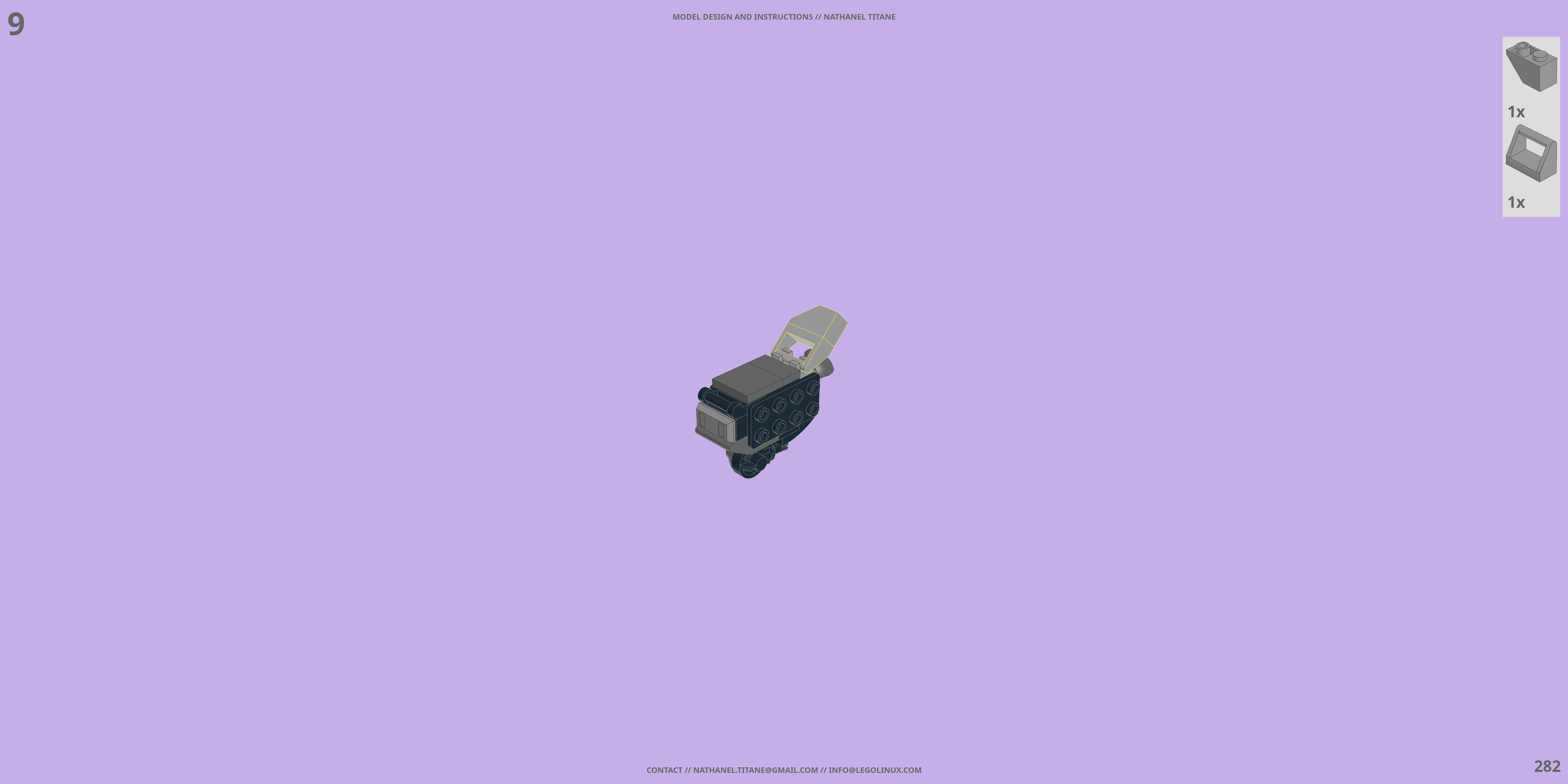 KX-7737 KUMO // ROVER LEGO® MOC - Instruction Sample - Page 6