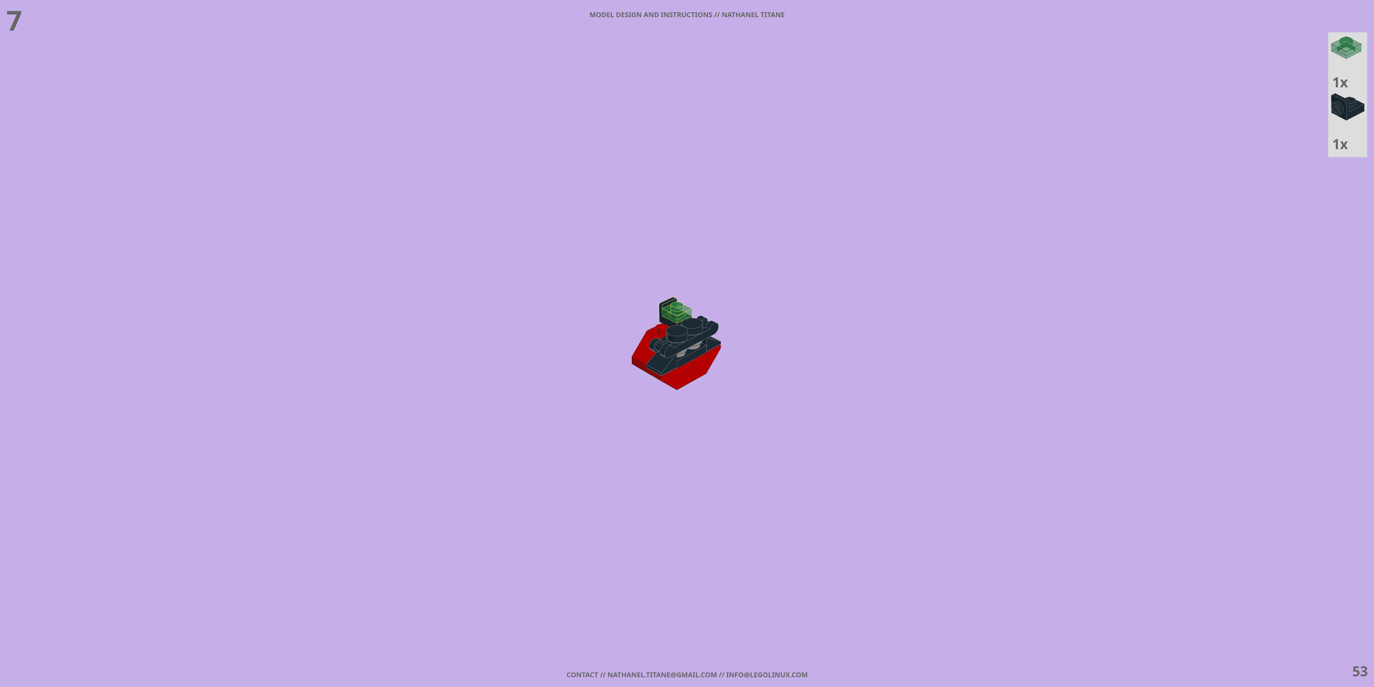 KX-7737 KUMO // TITAN LEGO® MOC - Instruction Sample - Page 2