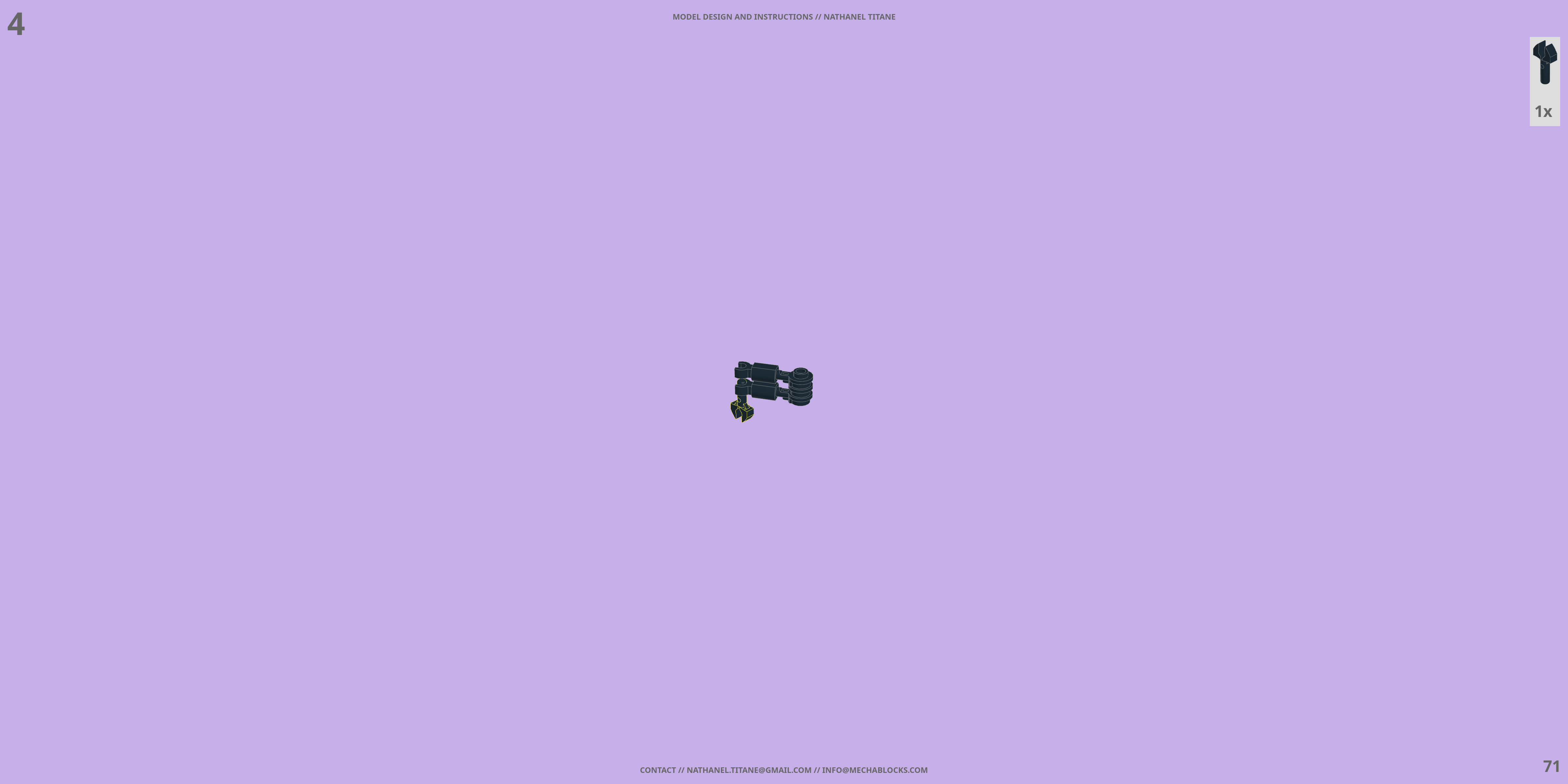 KX-7737 KUMO // TITAN LEGO® MOC - Instruction Sample - Page 3