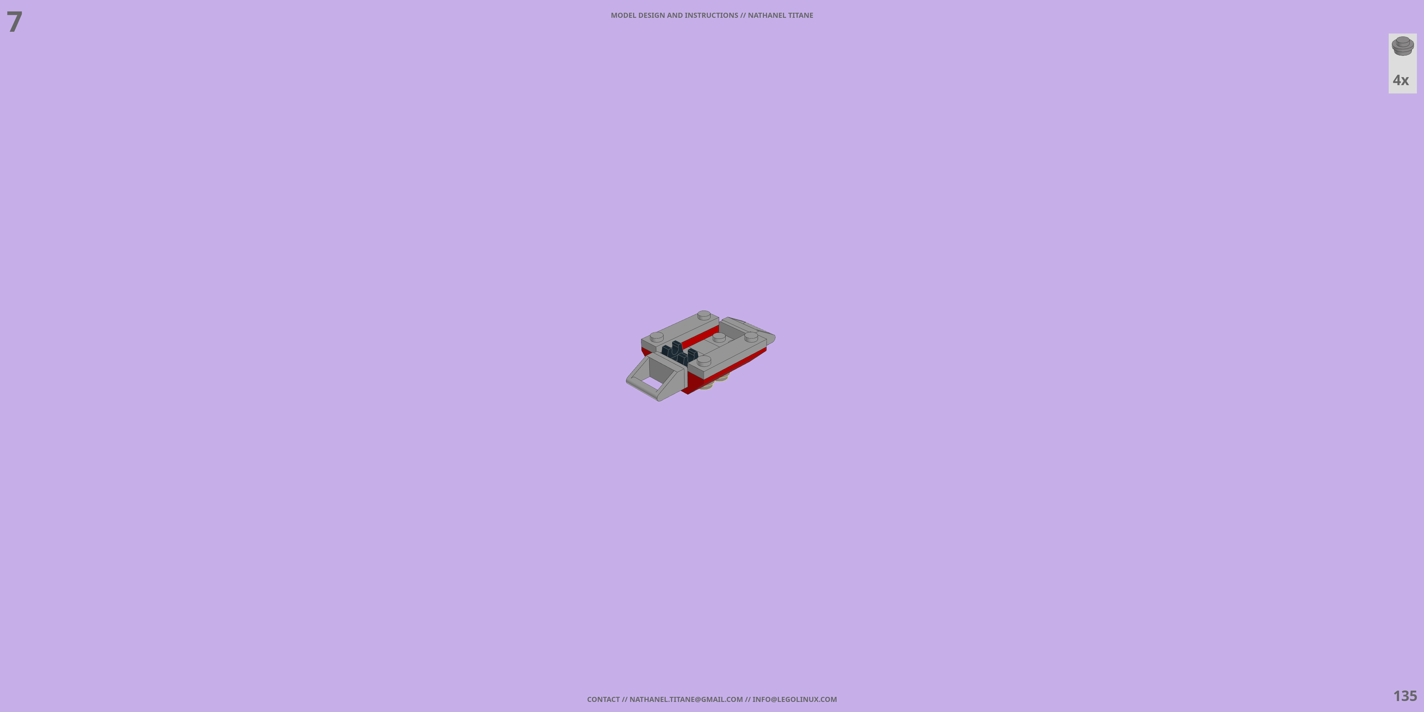 KX-7737 KUMO // TITAN LEGO® MOC - Instruction Sample - Page 5