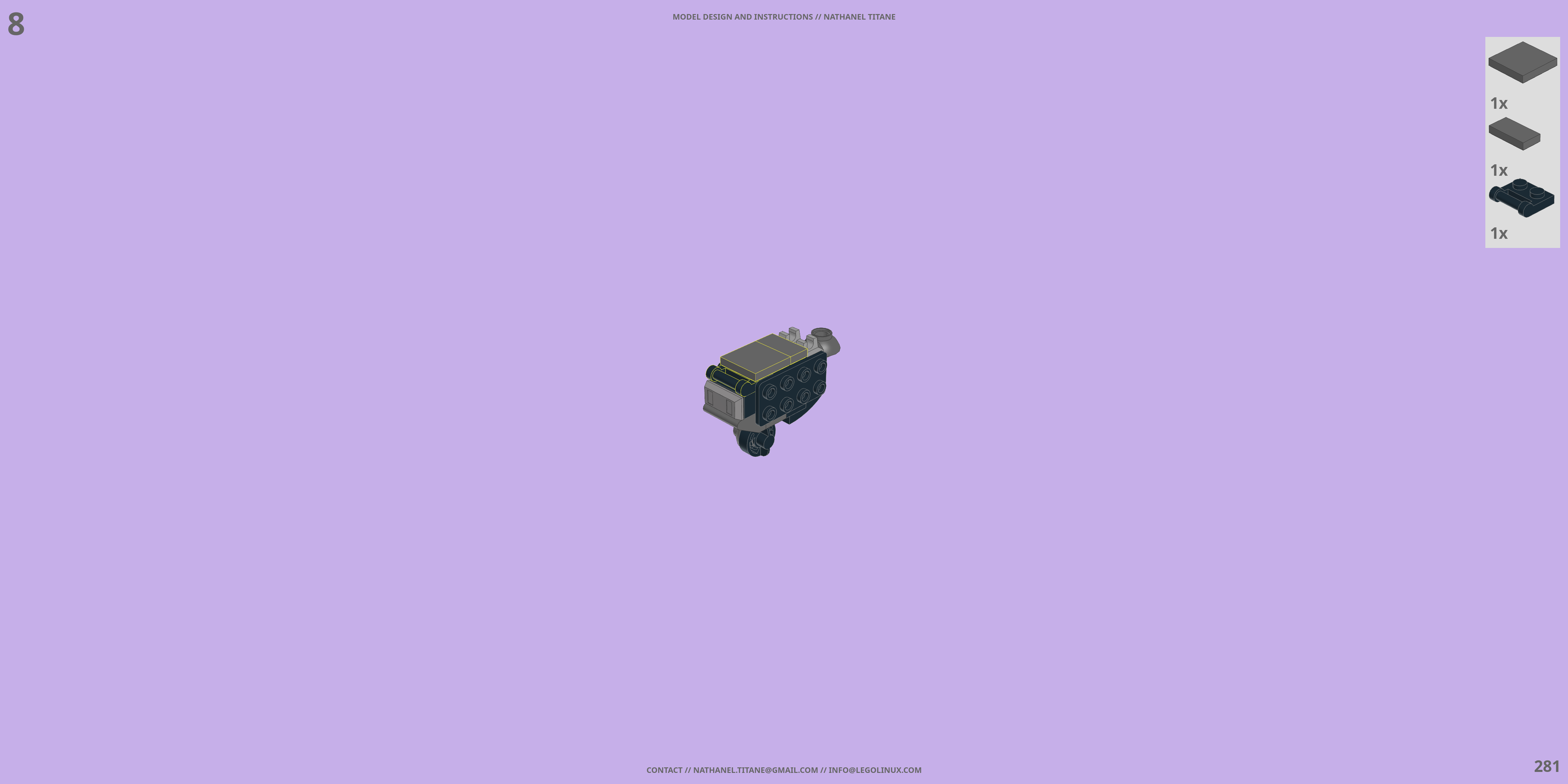 KX-7737 KUMO // TITAN LEGO® MOC - Instruction Sample - Page 6