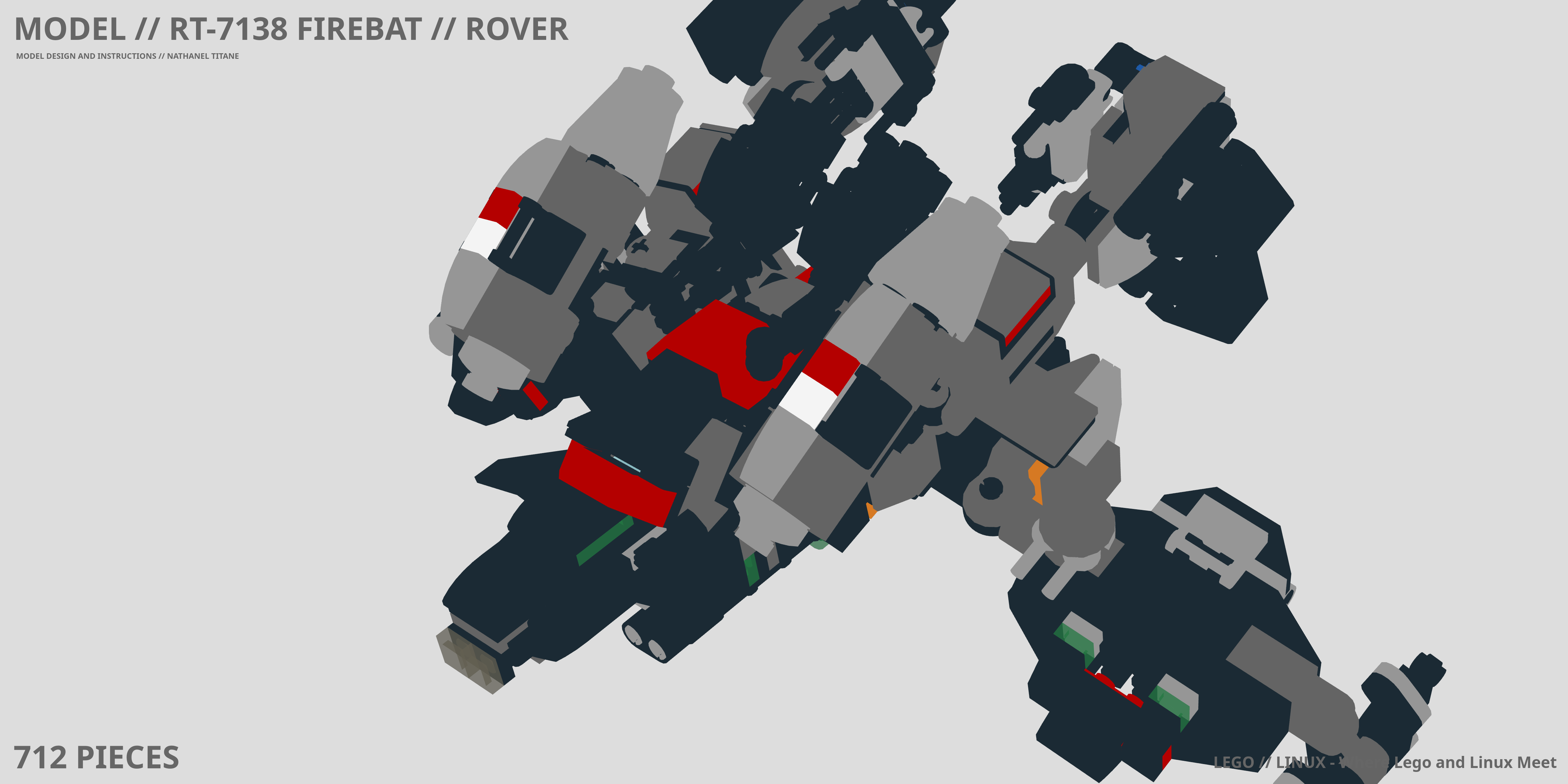 RT-7138 FIREBAT // ROVER LEGO® MOC - Instruction Sample - Page 1