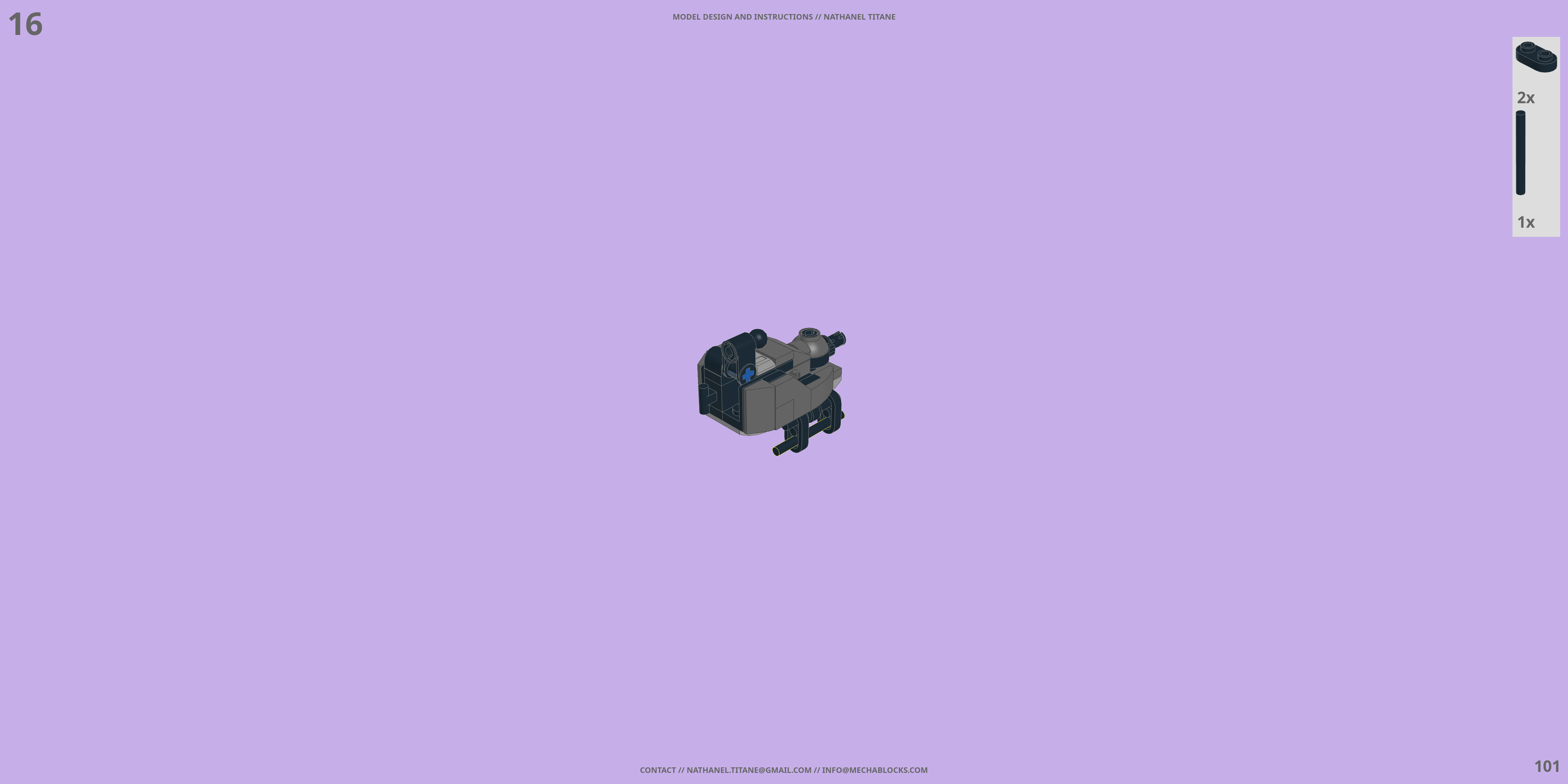 RT-7138 FIREBAT // ROVER LEGO® MOC - Instruction Sample - Page 4