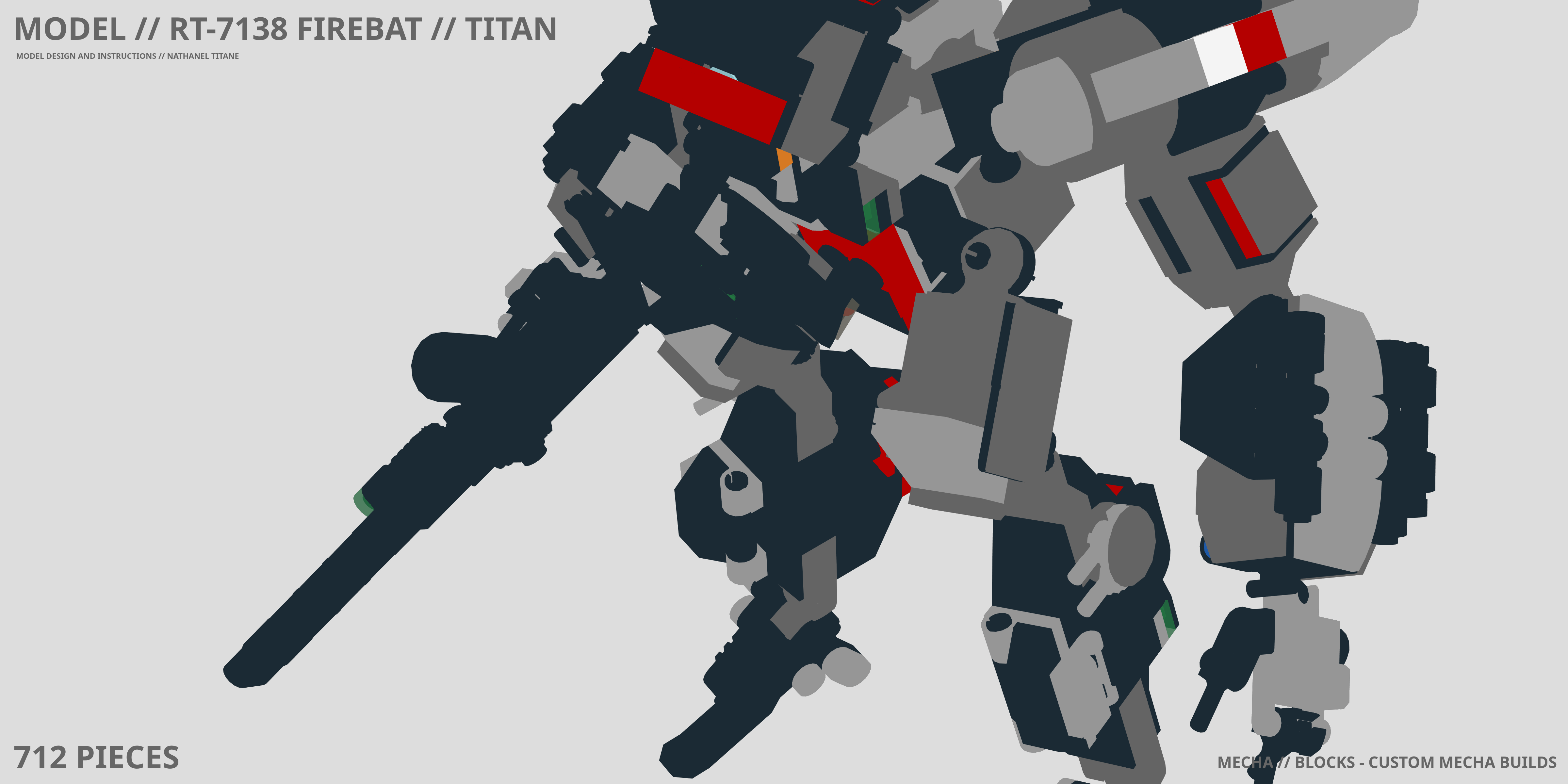 RT-7138 FIREBAT // TITAN LEGO® MOC - Instruction Sample - Page 1