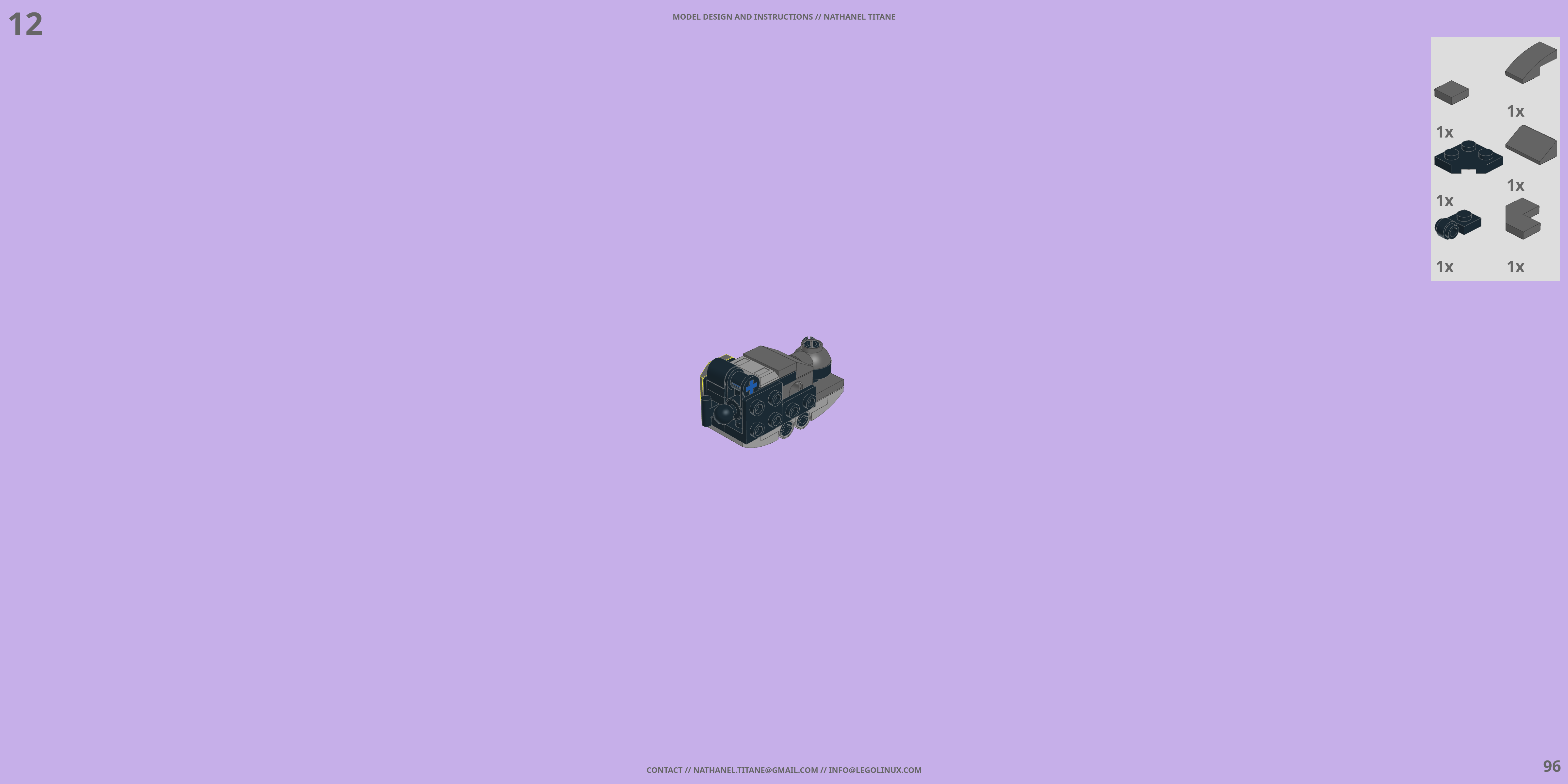 RT-7138 FIREBAT // TITAN LEGO® MOC - Instruction Sample - Page 4