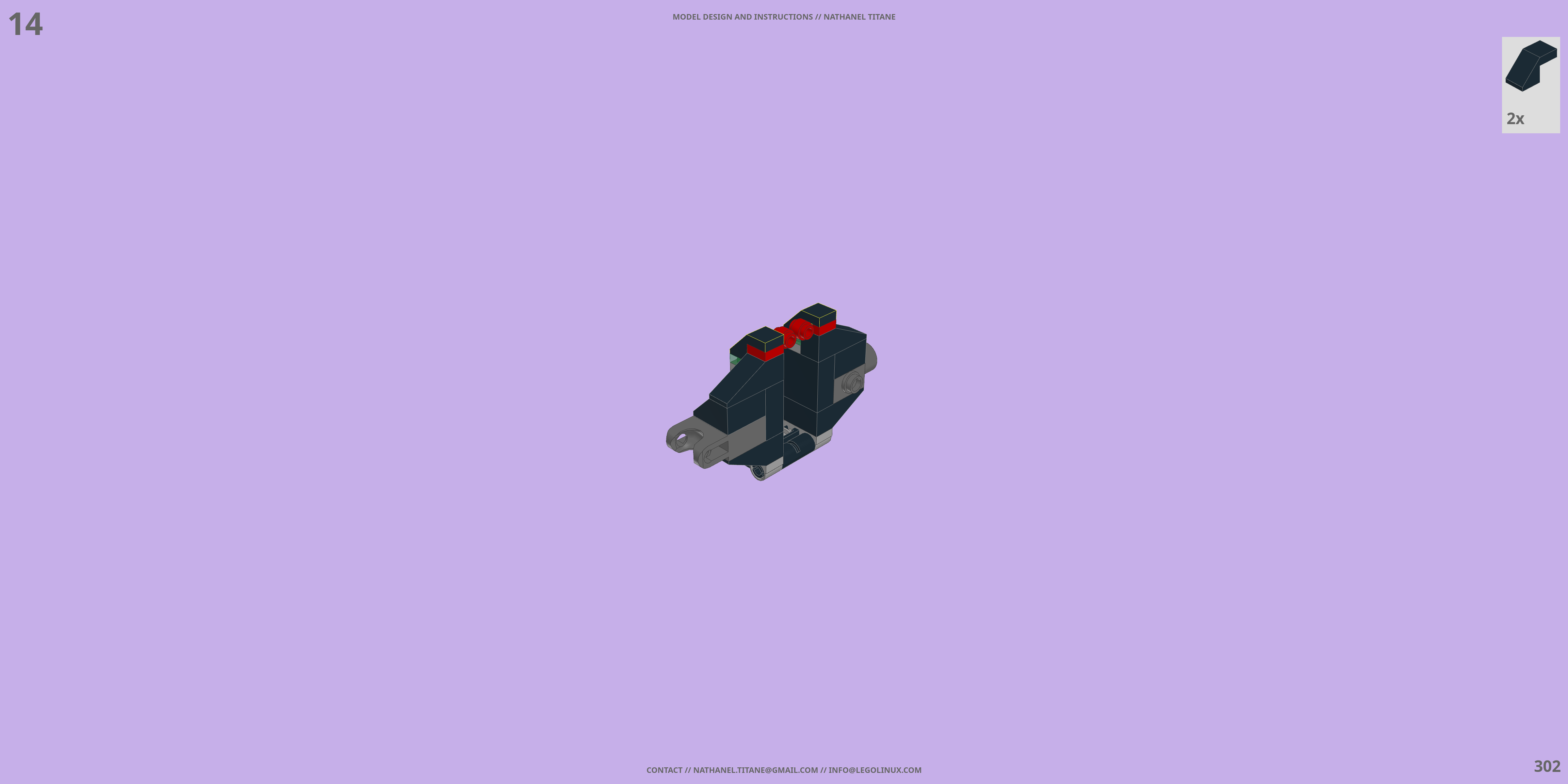 RT-7138 FIREBAT // TITAN LEGO® MOC - Instruction Sample - Page 6