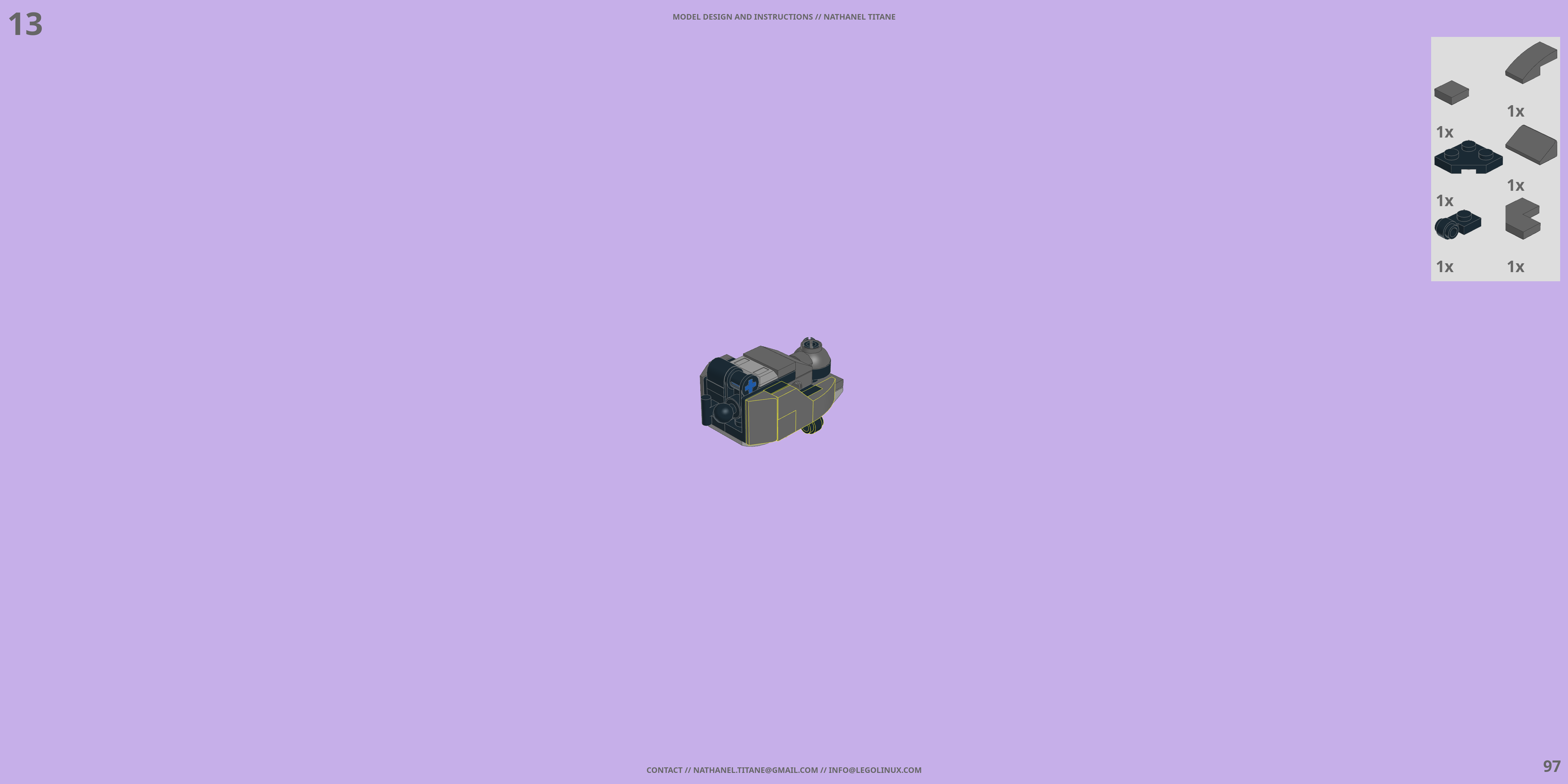 RT-7139 ROTOR // TITAN LEGO® MOC - Instruction Sample - Page 4