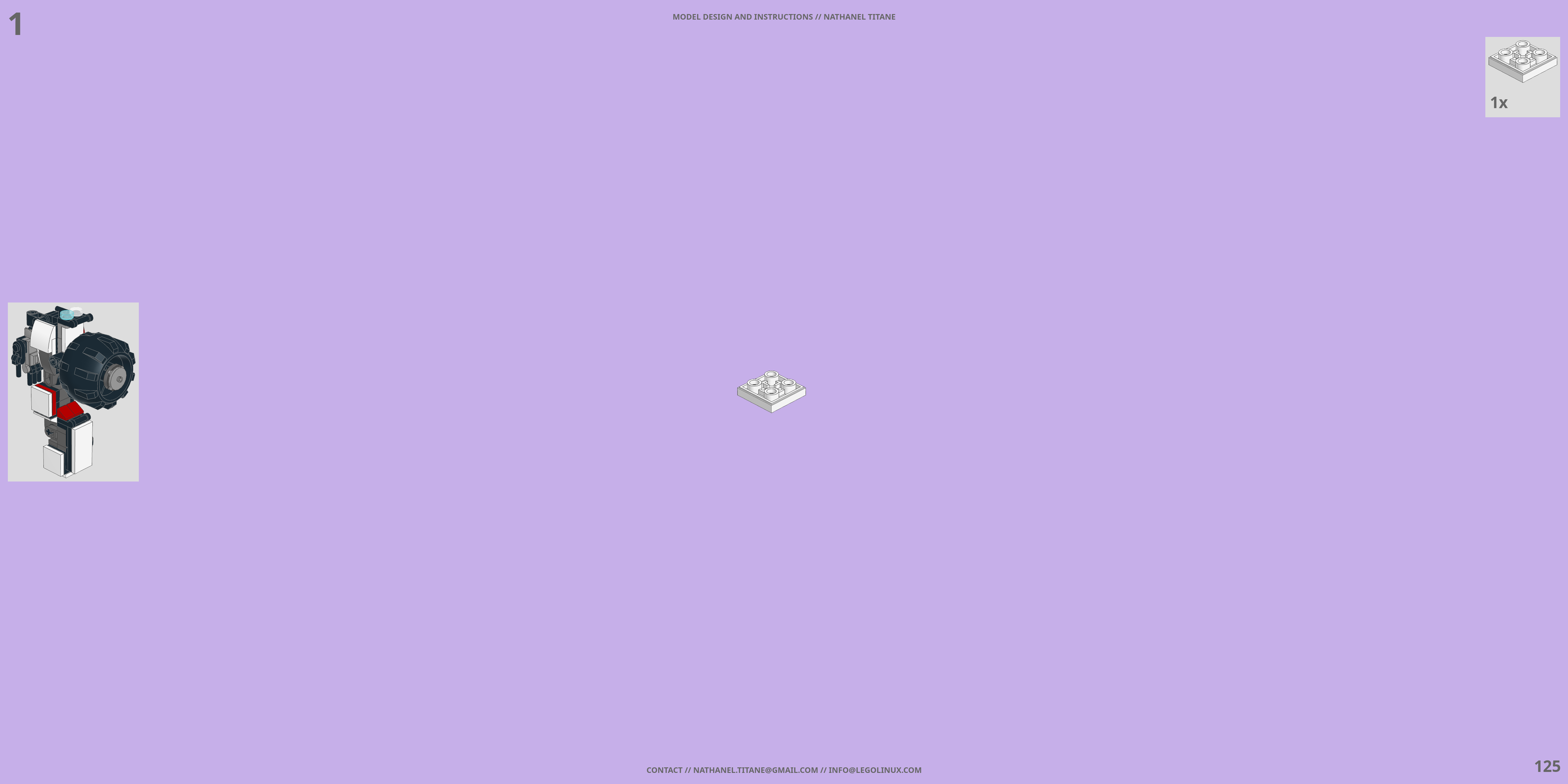 RV-6294 STRIDER // ROVER LEGO® MOC - Instruction Sample - Page 5