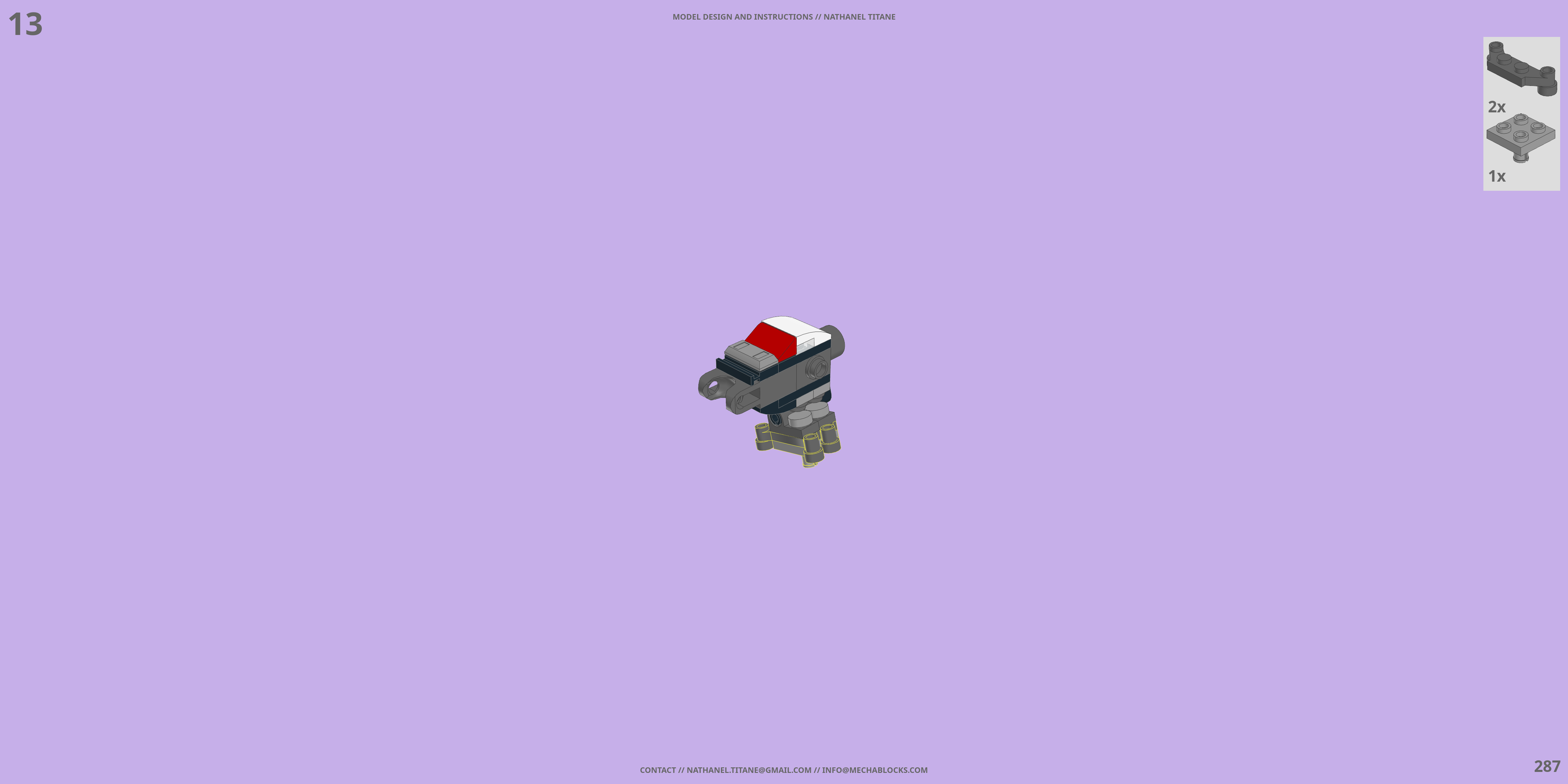 RV-6294 STRIDER // TITAN LEGO® MOC - Instruction Sample - Page 6