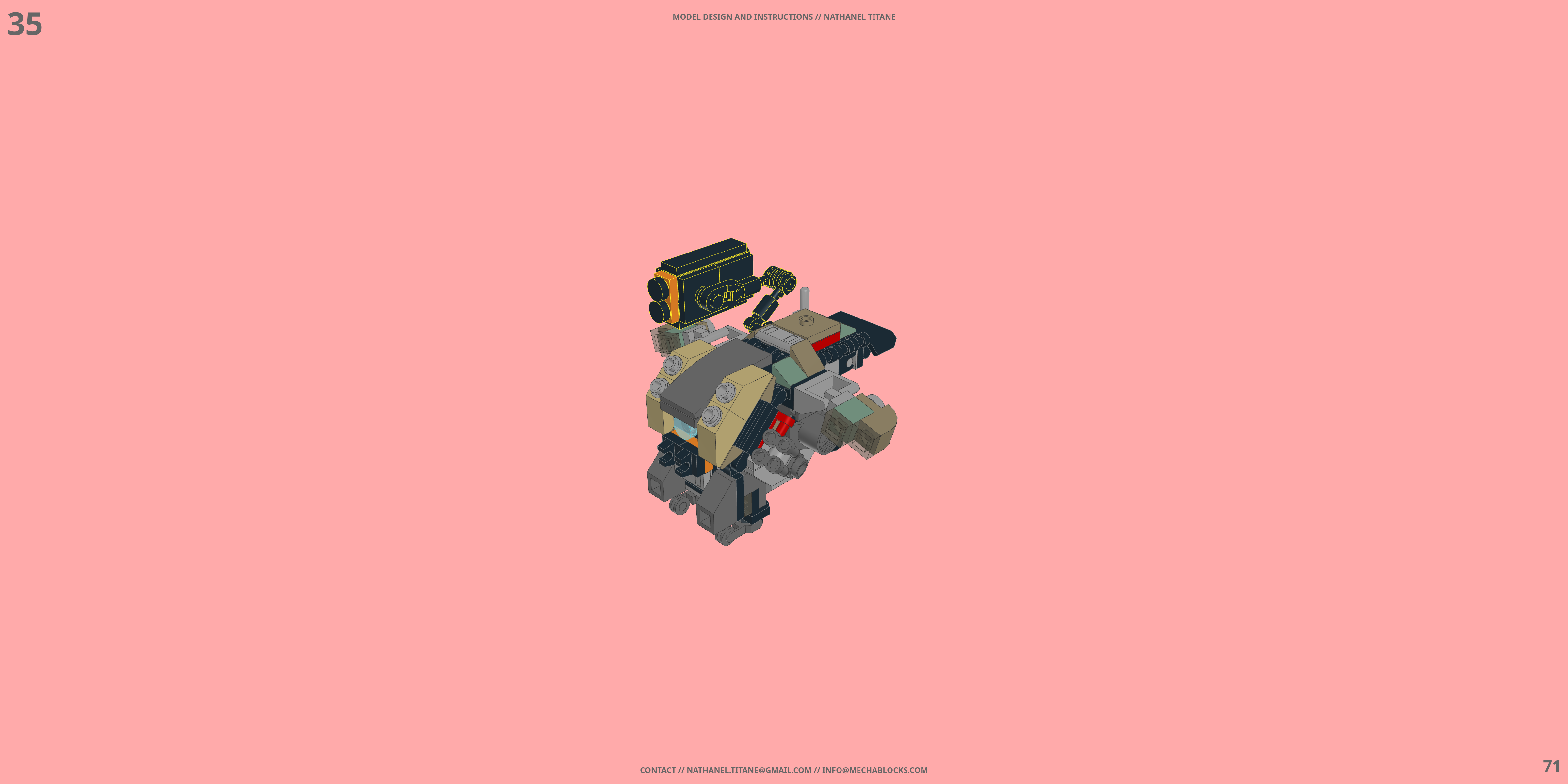 RV-6387 STORMER // ROVER LEGO® MOC - Instruction Sample - Page 3