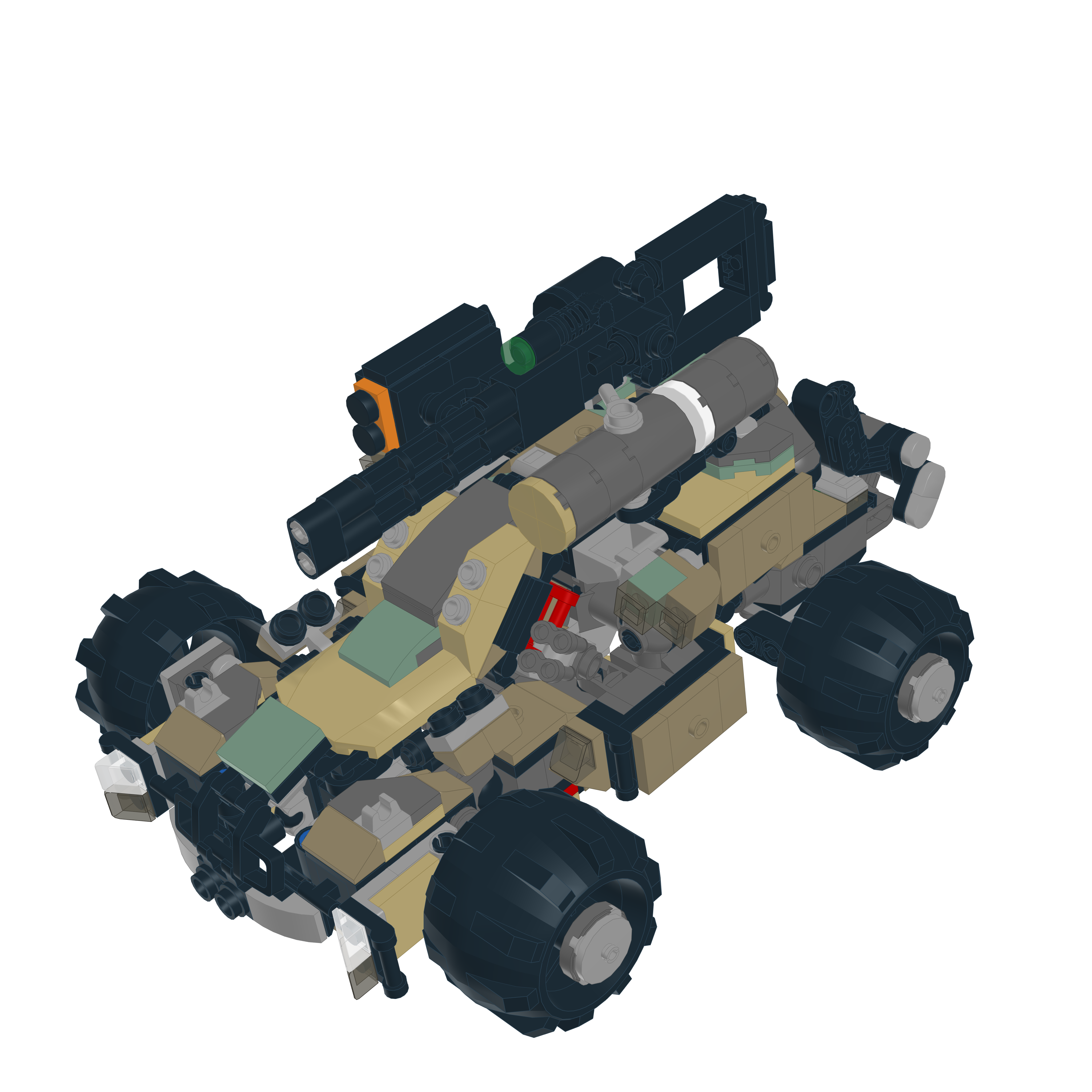 RV-6387 STORMER // TITAN LEGO® MOC - ROVER