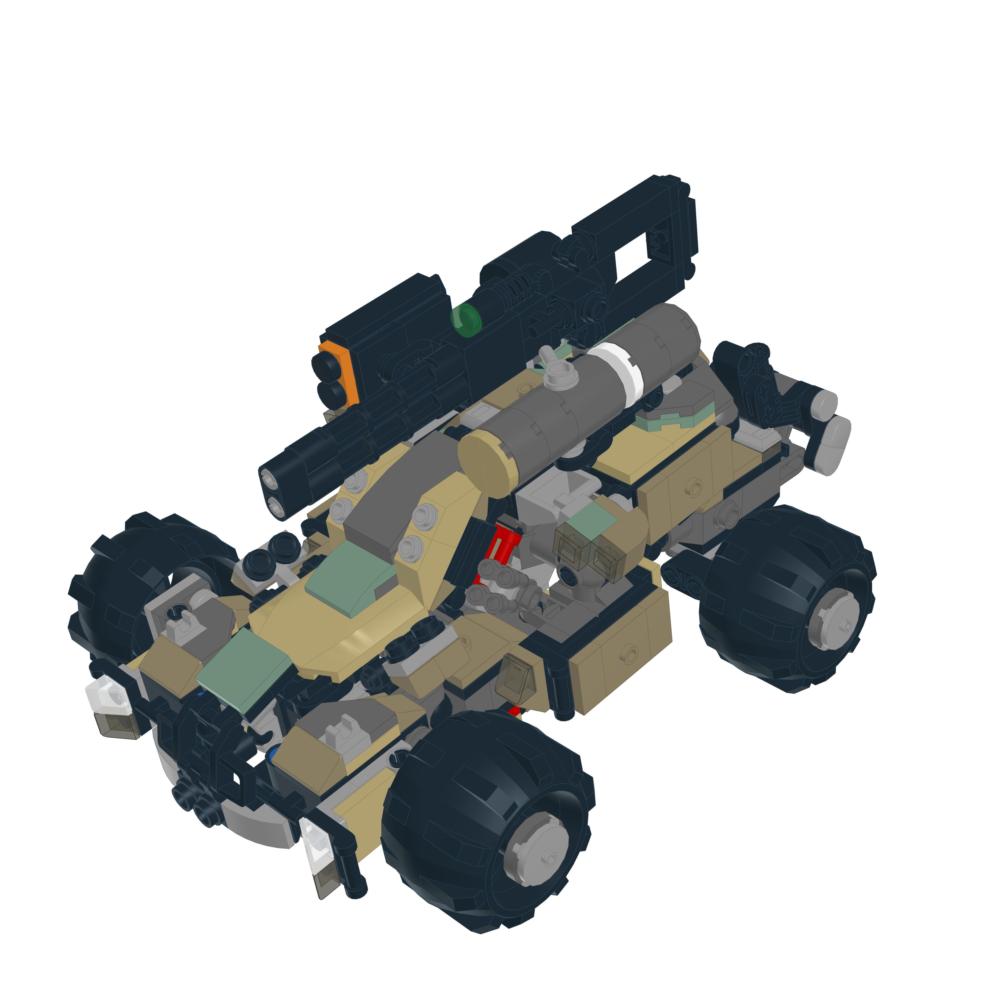 RV-6387 STORMER // TITAN LEGO® MOC - ROVER