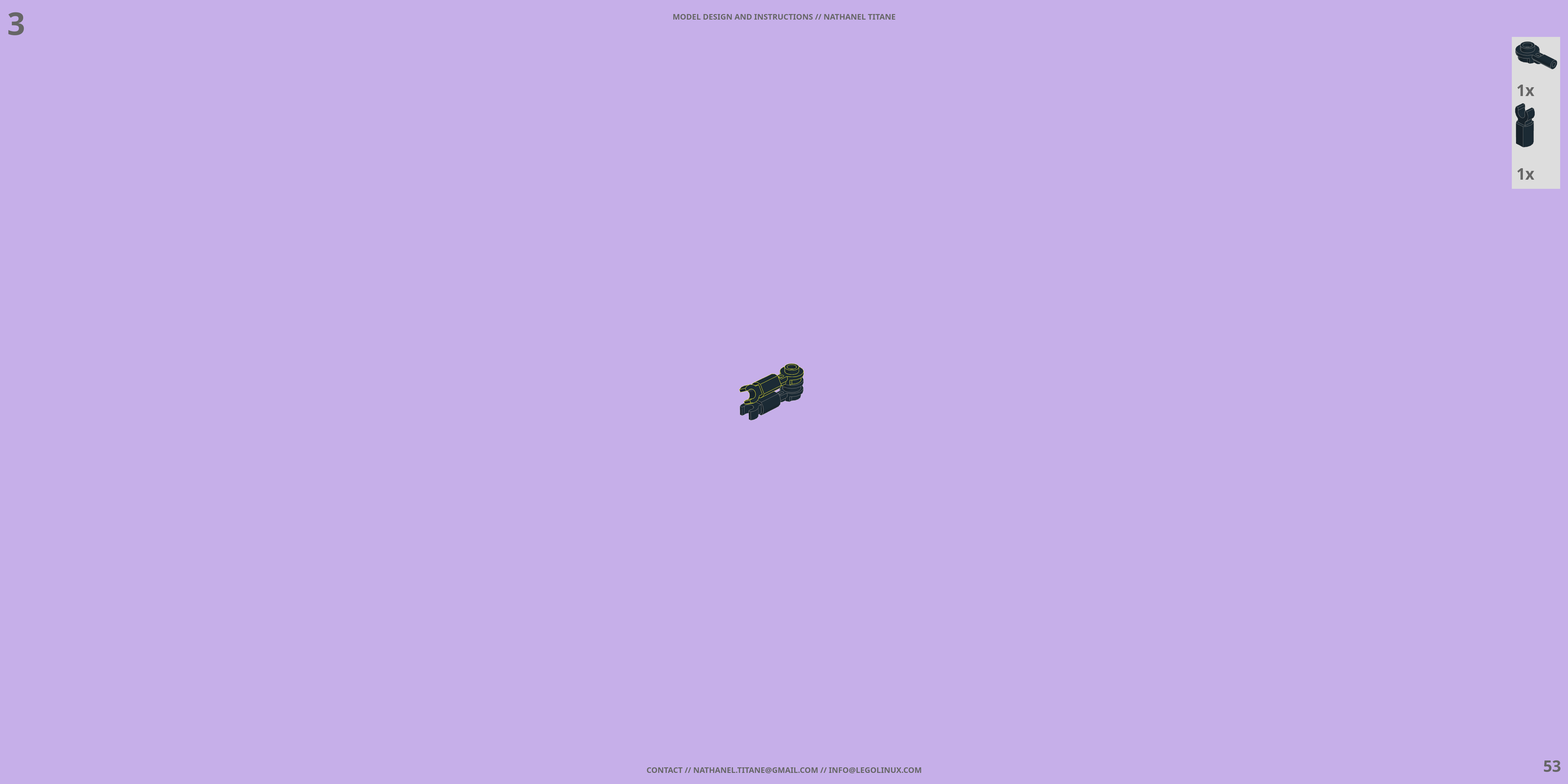 RV-9625 CYCLONE // ROVER LEGO® MOC - Instruction Sample - Page 2