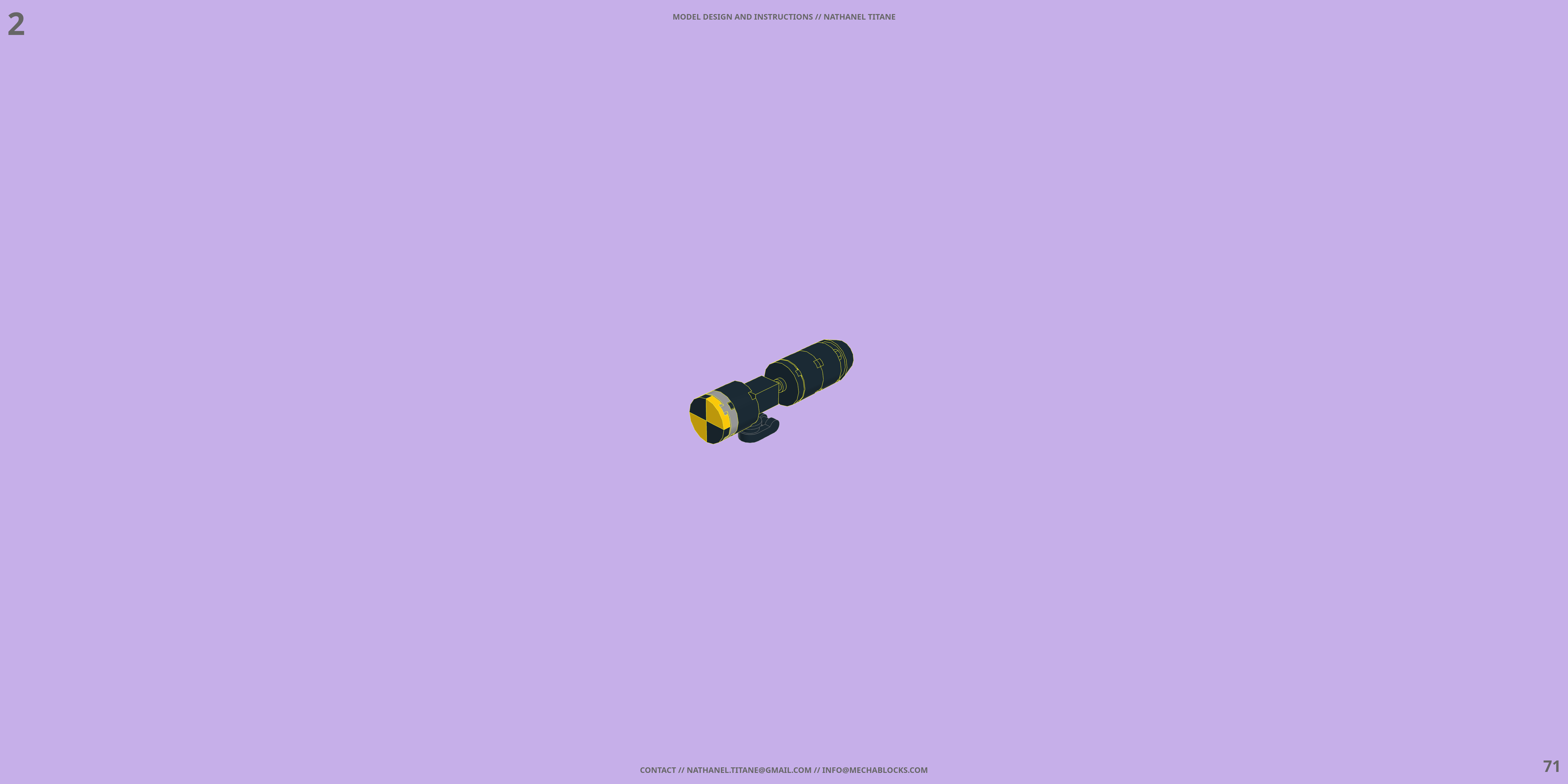 RV-9625 CYCLONE // ROVER LEGO® MOC - Instruction Sample - Page 3