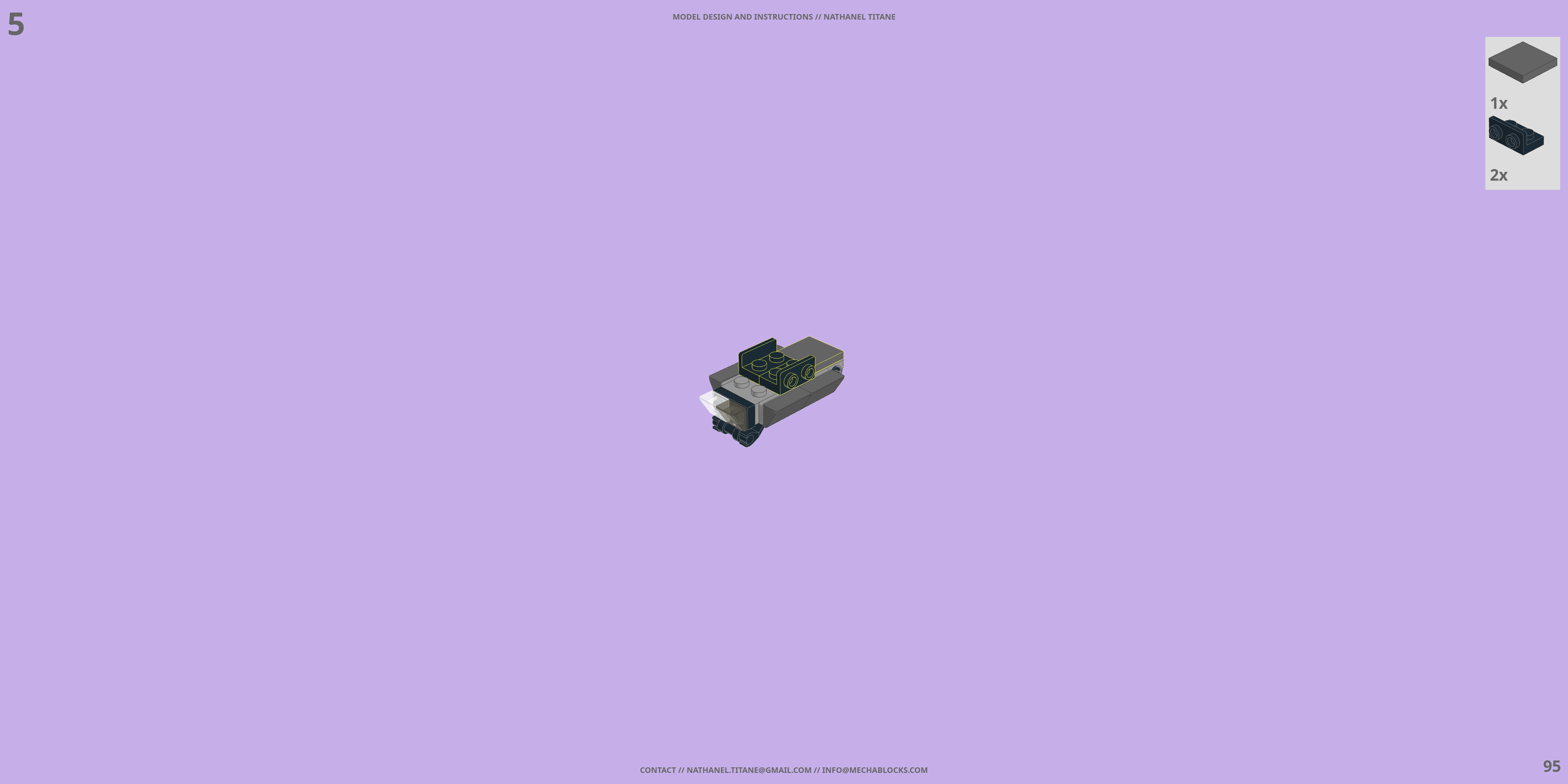 RV-9625 CYCLONE // ROVER LEGO® MOC - Instruction Sample - Page 4