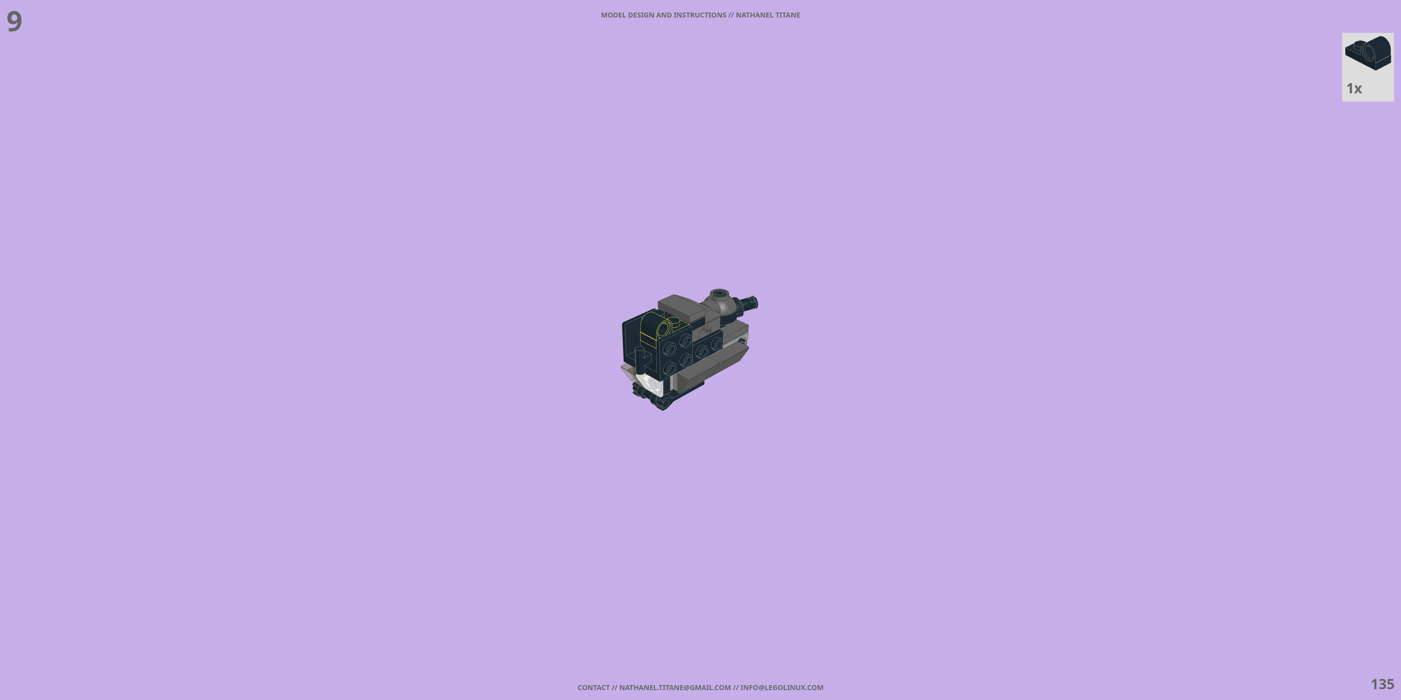 RV-9625 CYCLONE // ROVER LEGO® MOC - Instruction Sample - Page 5