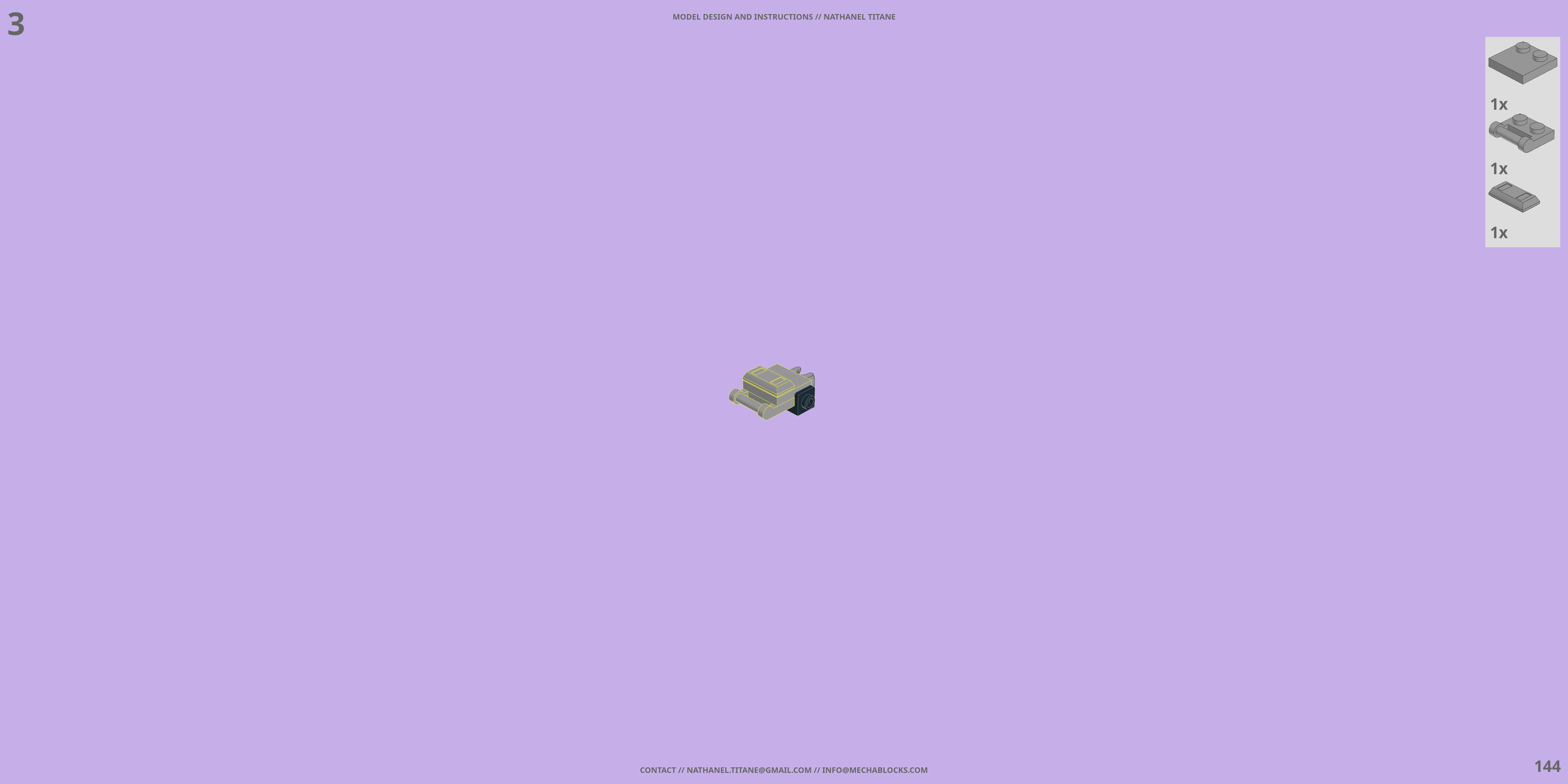 RV-9625 CYCLONE // ROVER LEGO® MOC - Instruction Sample - Page 5