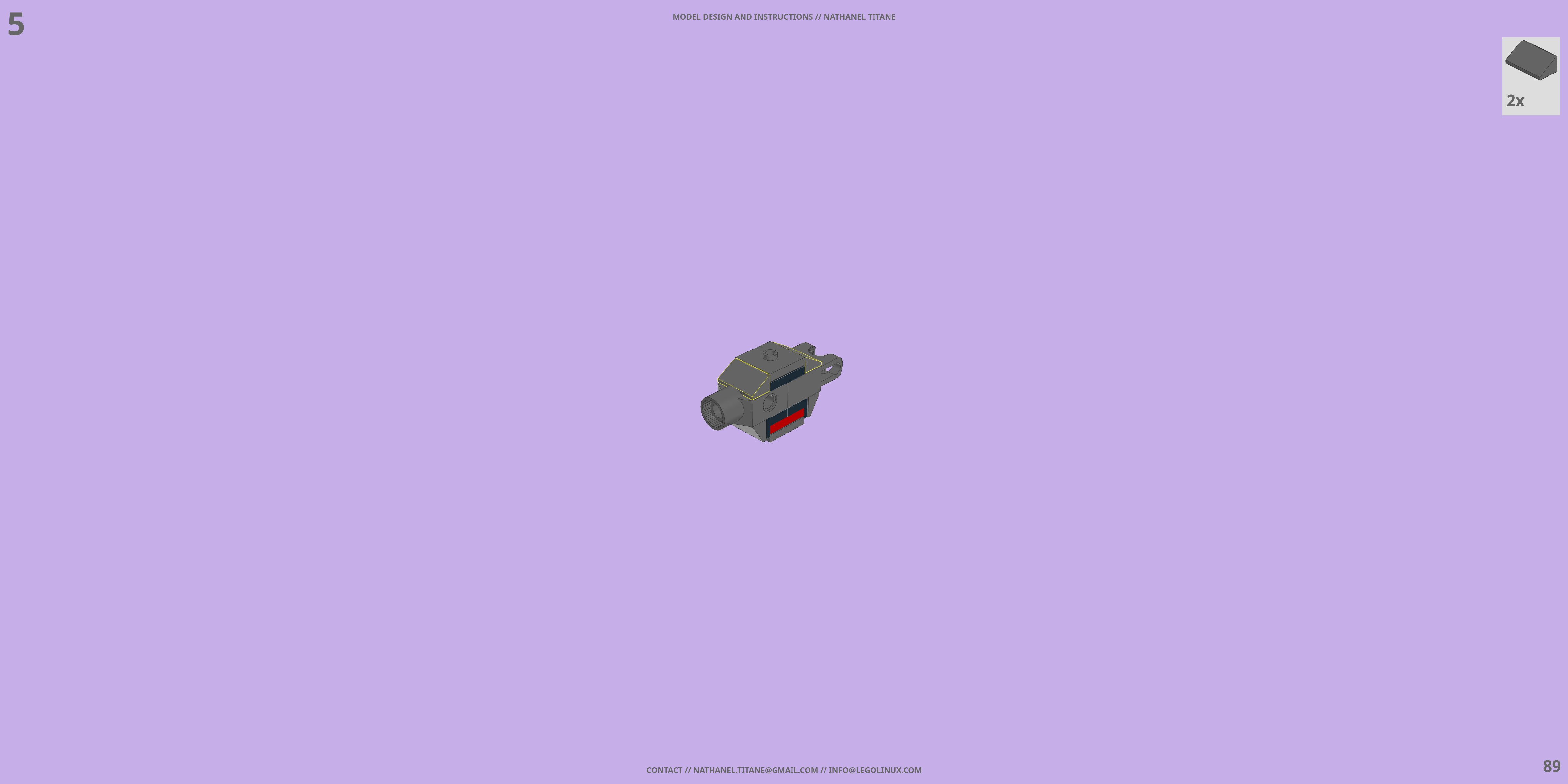 RV-9625 CYCLONE // TITAN LEGO® MOC - Instruction Sample - Page 4