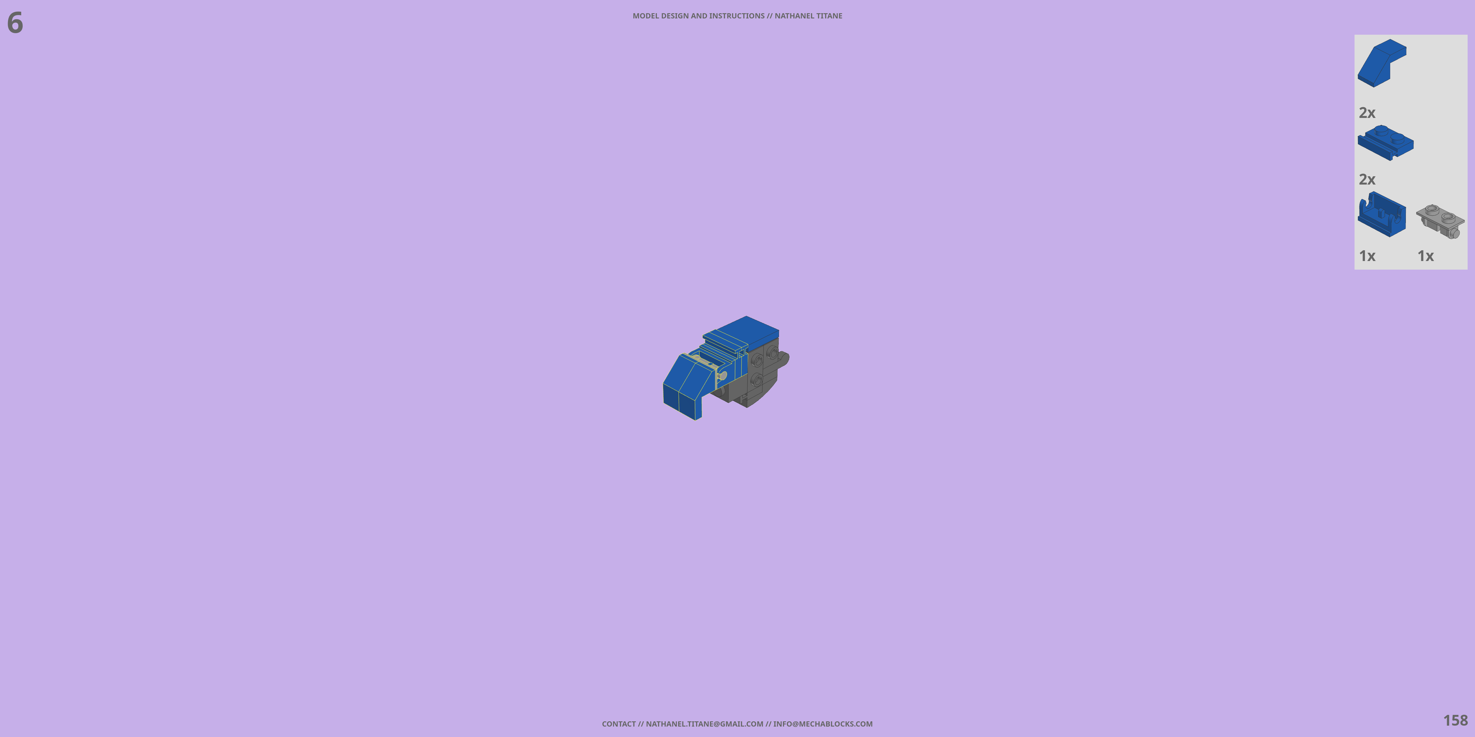 AFC-01H LEGIOSS // GERWALK LEGO® MOC - Instruction Sample - Page 5