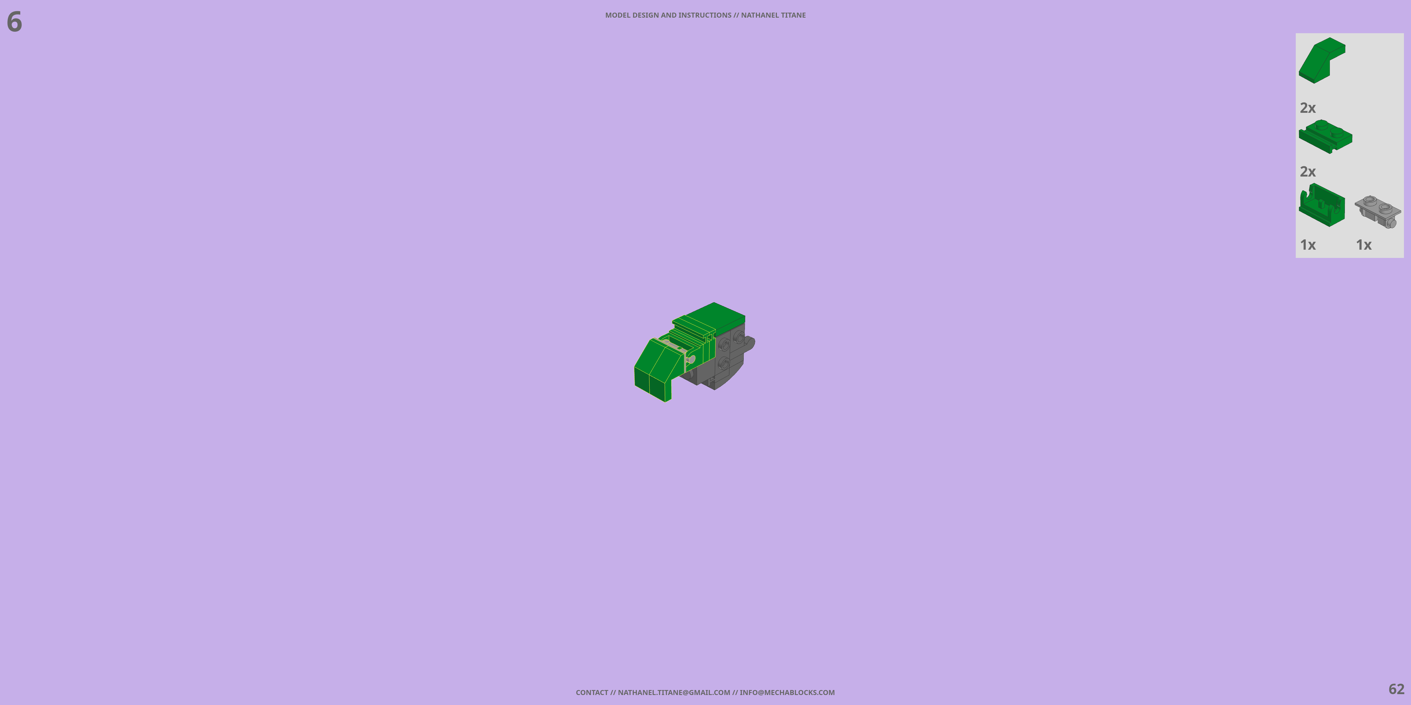 AFC-01I LEGIOSS // GERWALK LEGO® MOC - Instruction Sample - Page 2