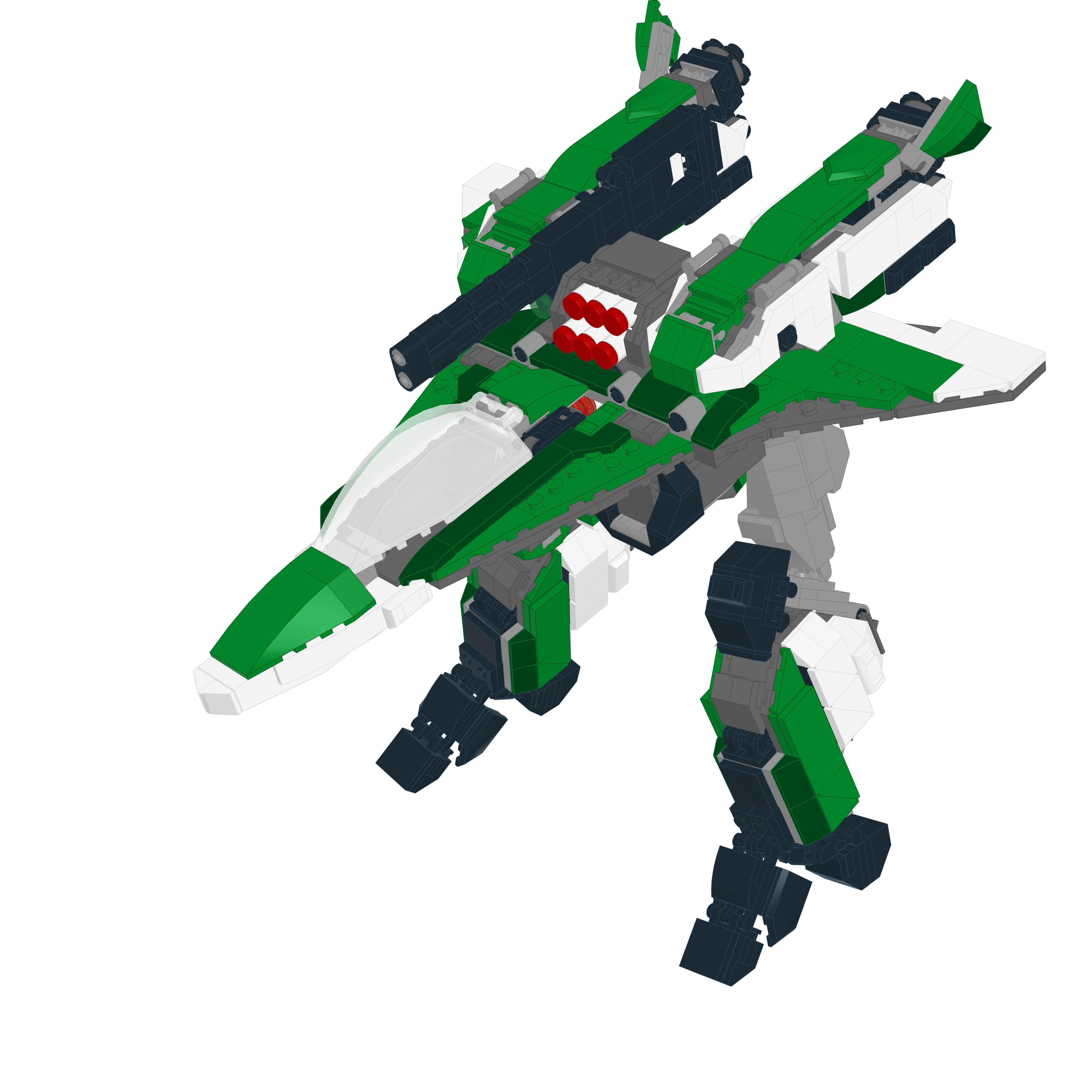 AFC-01I LEGIOSS // BATTROID LEGO® MOC - GERWALK