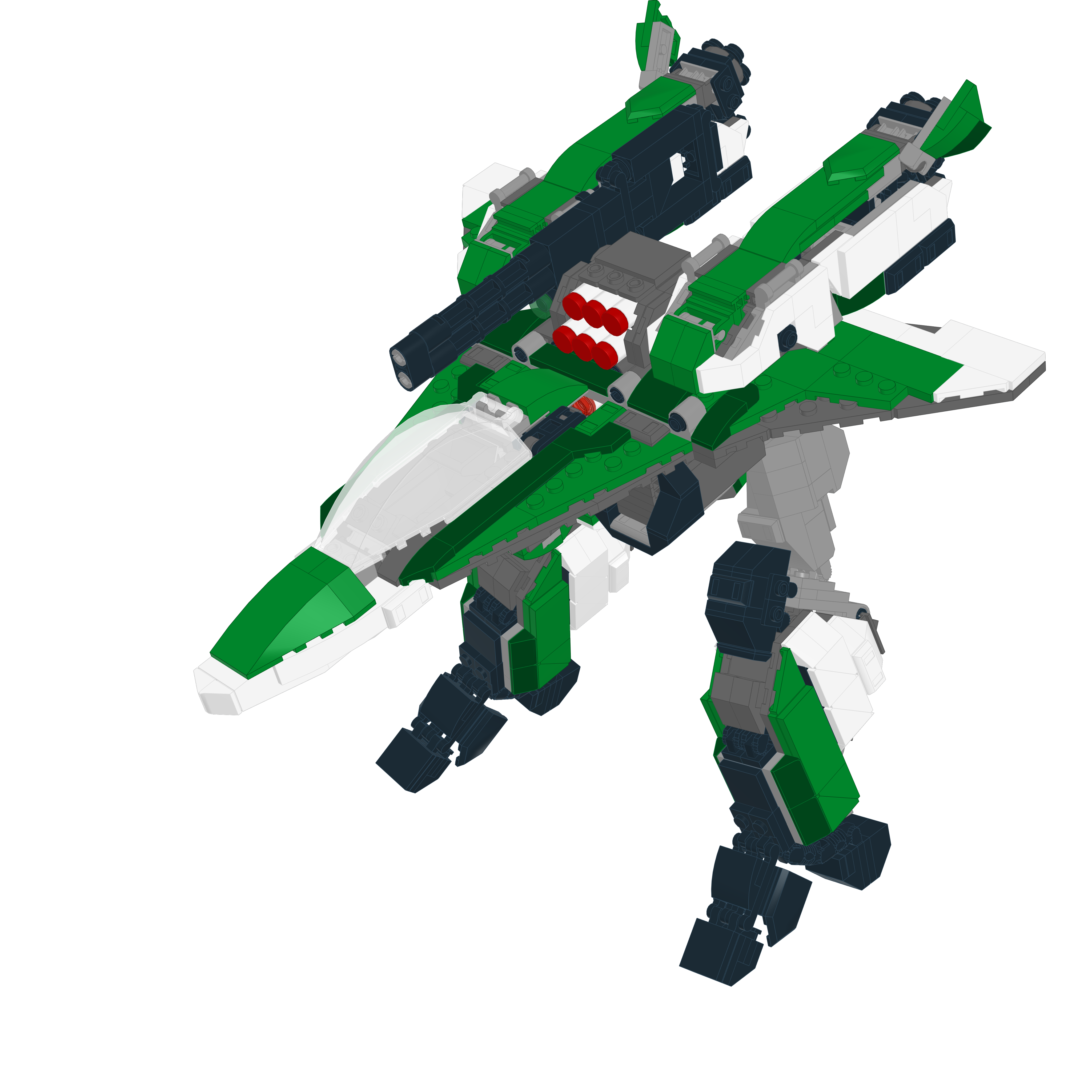 AFC-01I LEGIOSS // BATTROID LEGO® MOC - GERWALK